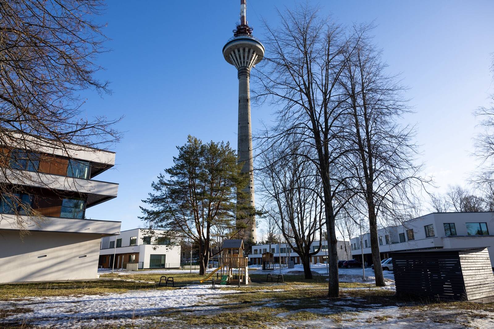 Teletorni Kodud on üks arendustest, millel tekkisid rahamured ning mis on jäänud poolikuks.