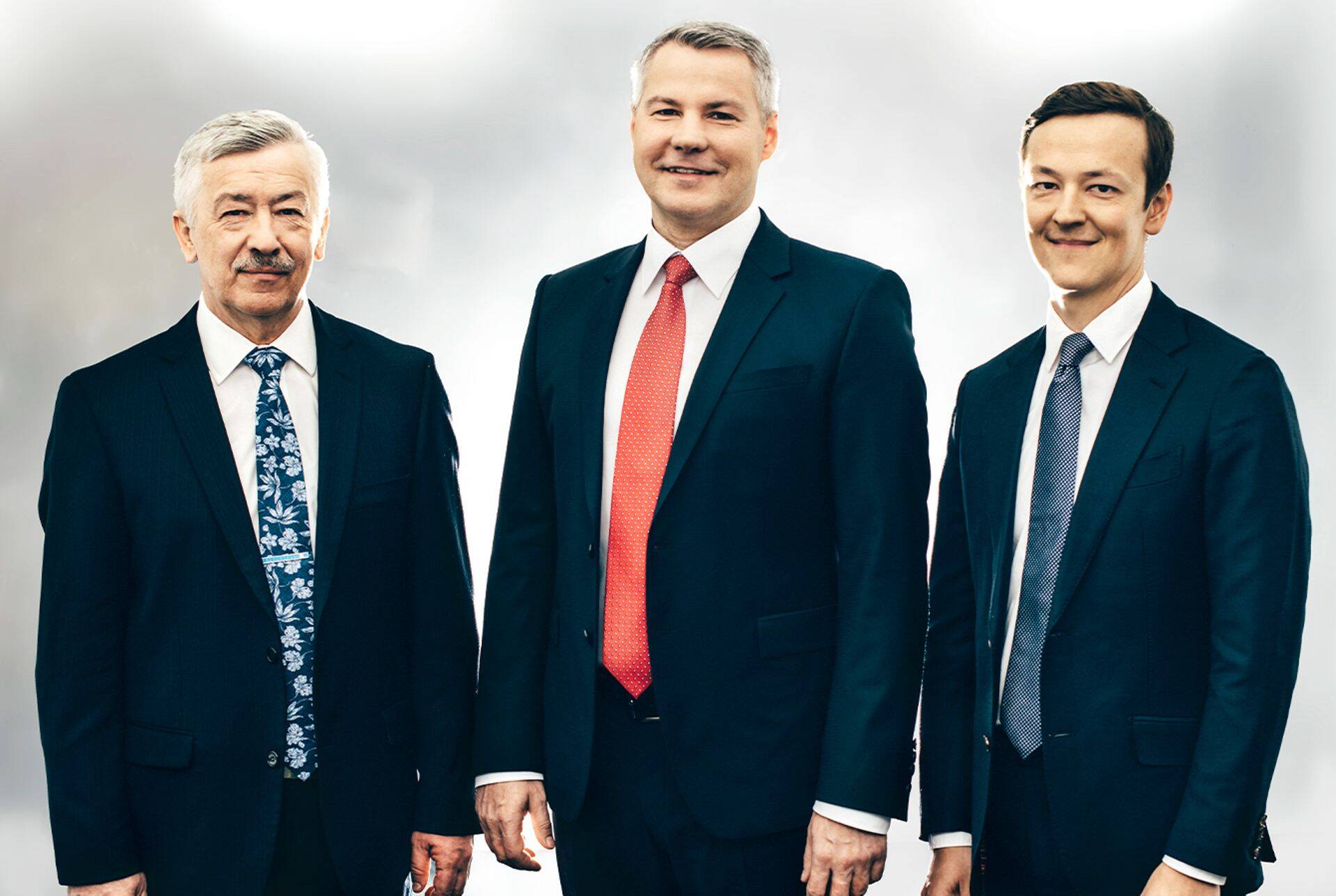 Paremalt Arne Veske, Indrek Julge, Kaido Veske