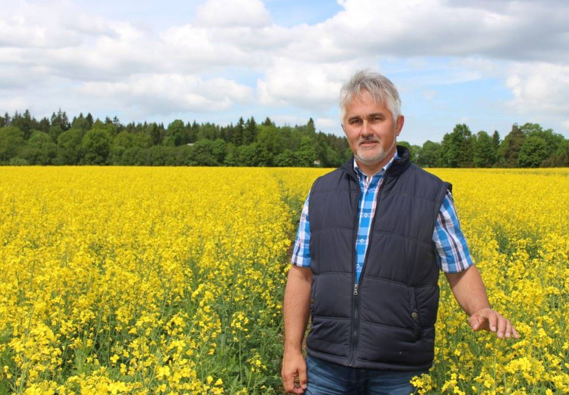 Kõljala POÜ juht Tõnu Post seisab kojas põllumeeste huvide eest.