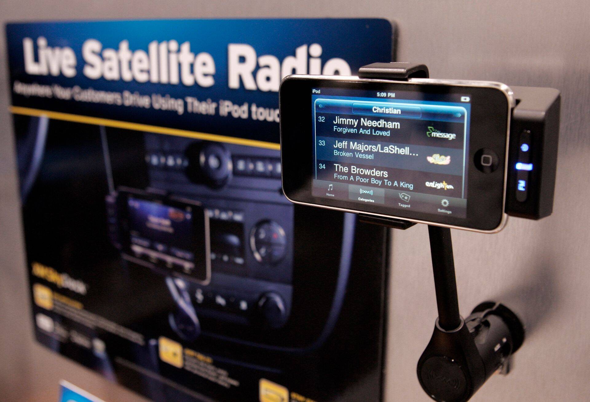 Sirius XM satelliitraadiofirma Las Vegase tarbeelektrooniga näitusel 2010. aasta jaanuaris.