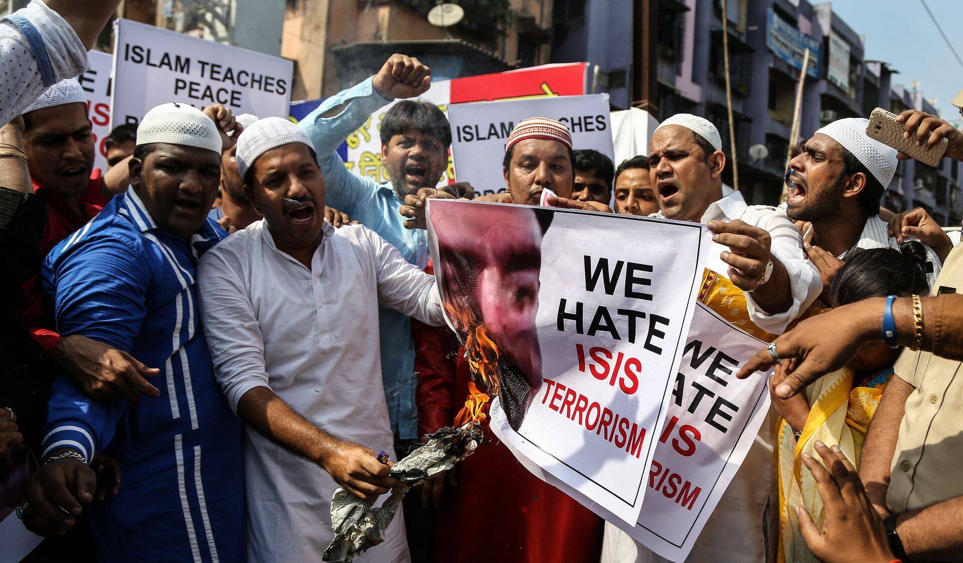 Terrorismivastane meeleavaldus Mumbais.
