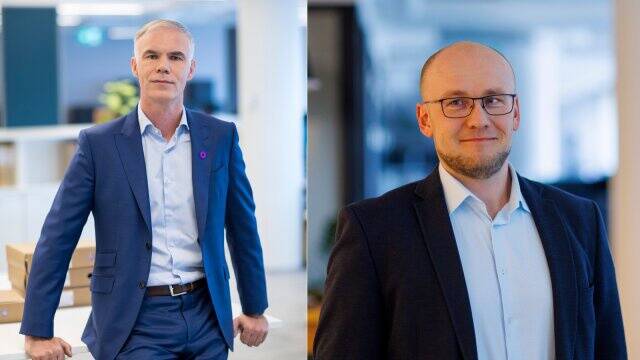 Vasakul Grant Thornton Balticu maksuvaldkonna juhi Kristjan Järve ja paremal vandeaudiitor ja partner Martin Luik.