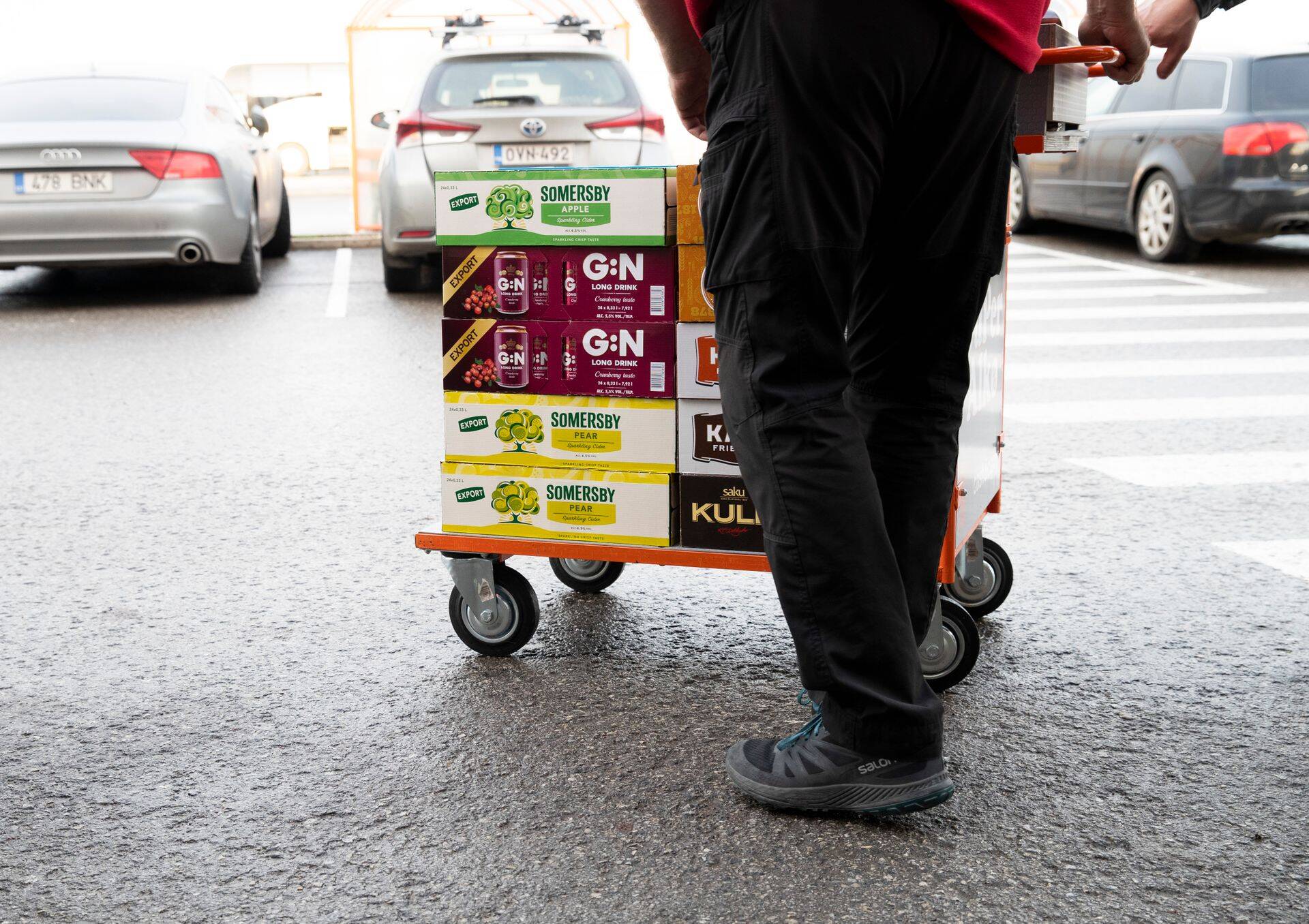 Eesti-Läti piiril on alkoholi ostmine vähenenud