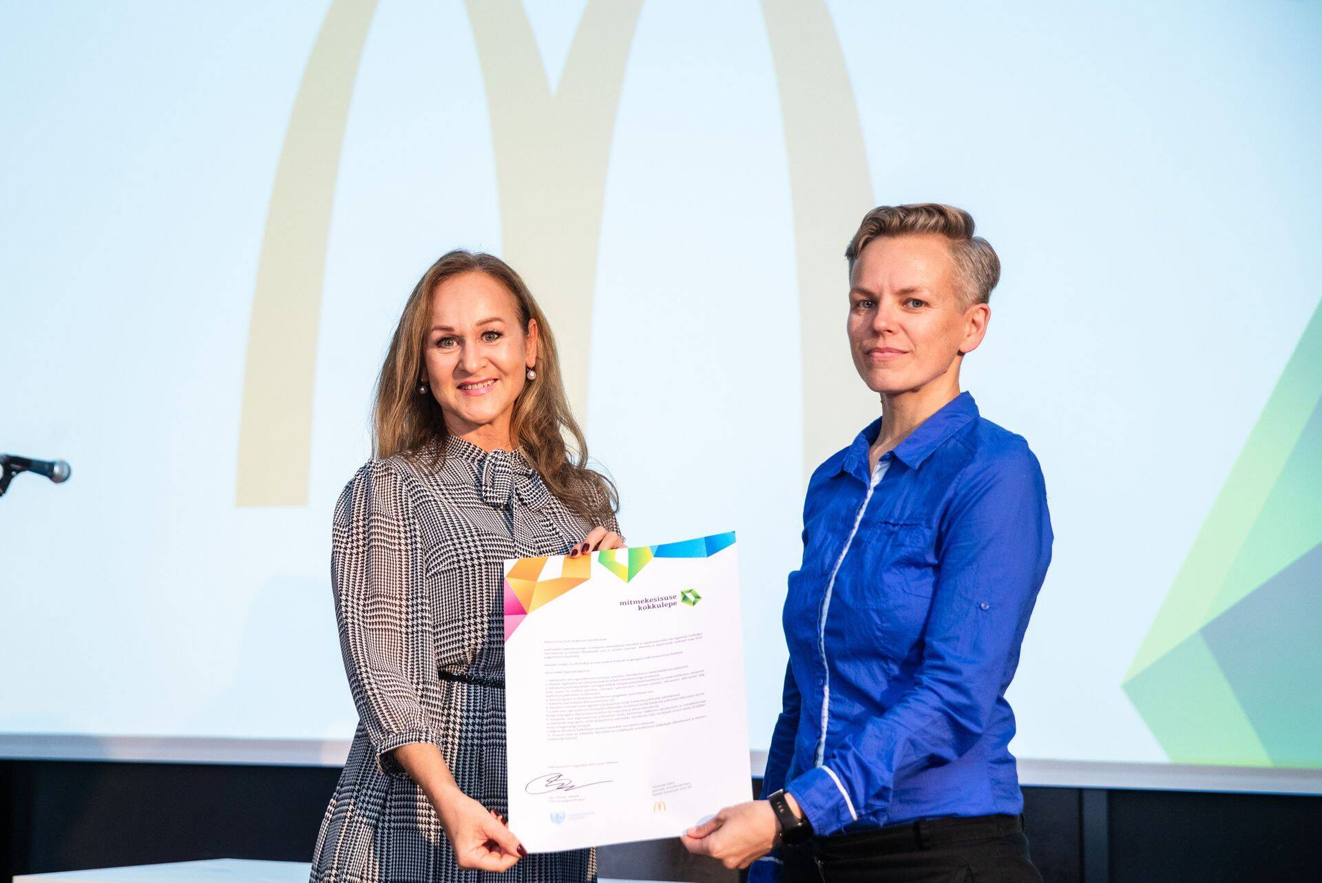 McDonald'siga sõlmitud lepe.