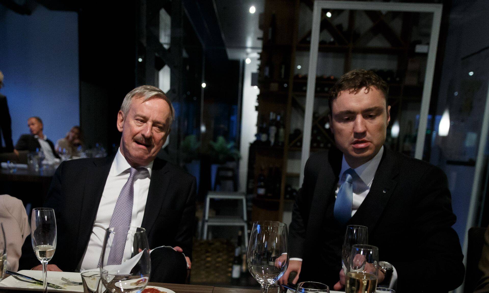 Siim Kallas (vasakul) ja Taavi Rõivas