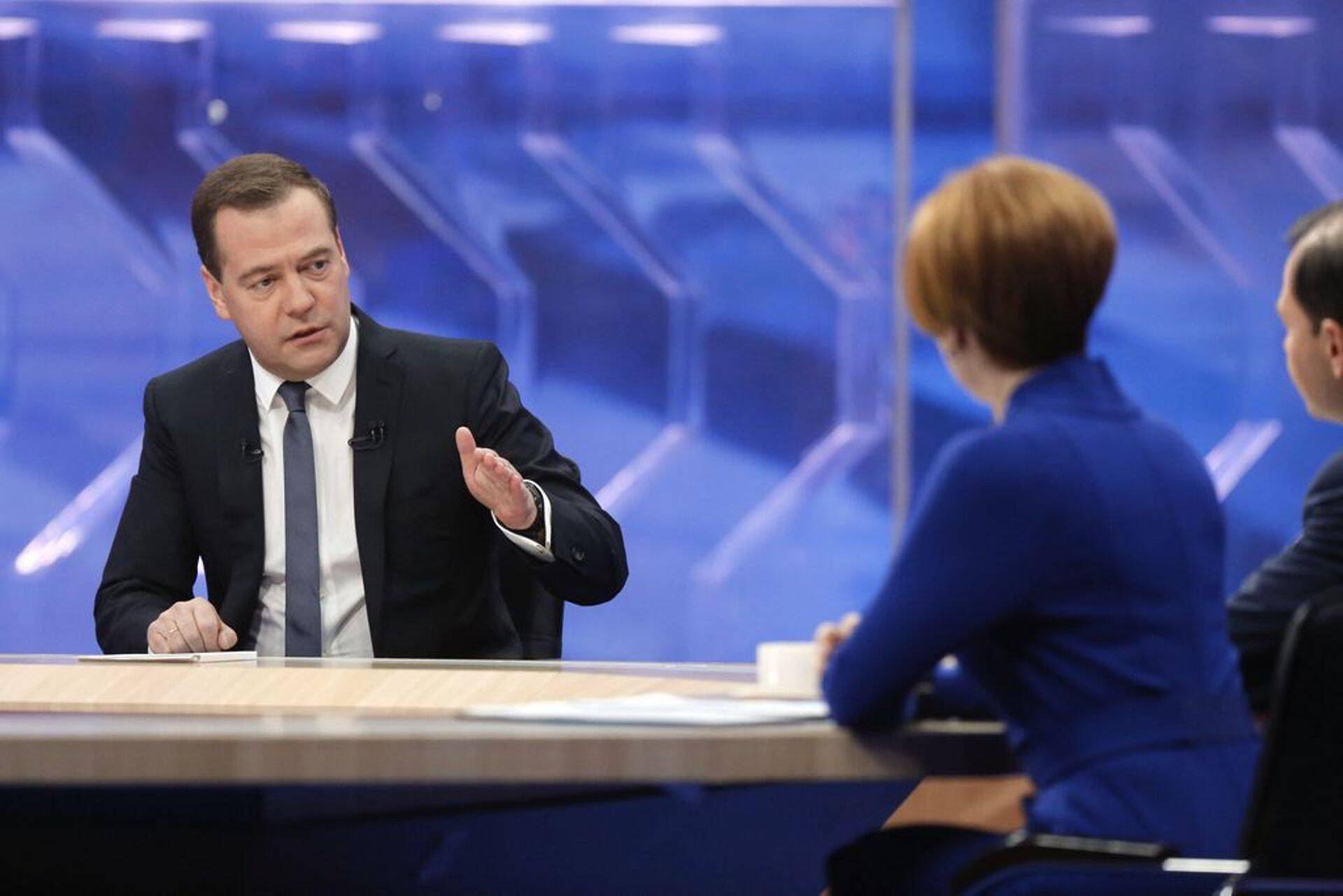 Dmitri Medvedevi aastaintervjuu Venemaa telekanalitele.