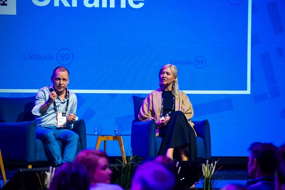 Põhjamaade riskifondi Nordic Science Investments asutaja Matti Hautsalo ja Startup Estonia juht Eve Peeterson.