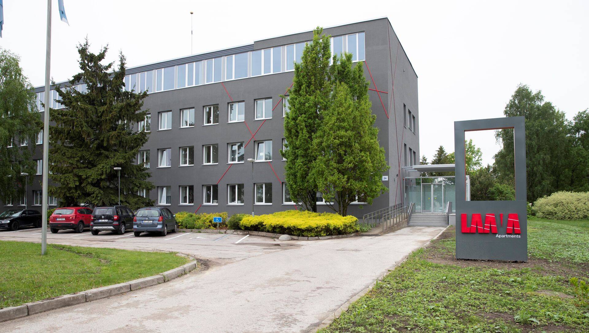 Üürikorteriteks ehitatud maja Tallinnas.