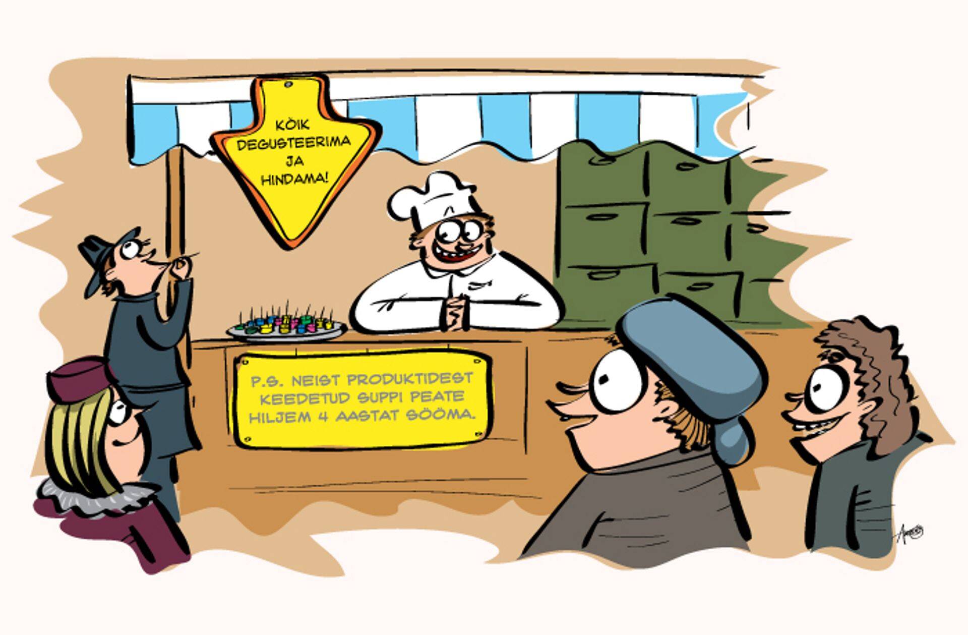 Karikatuur.