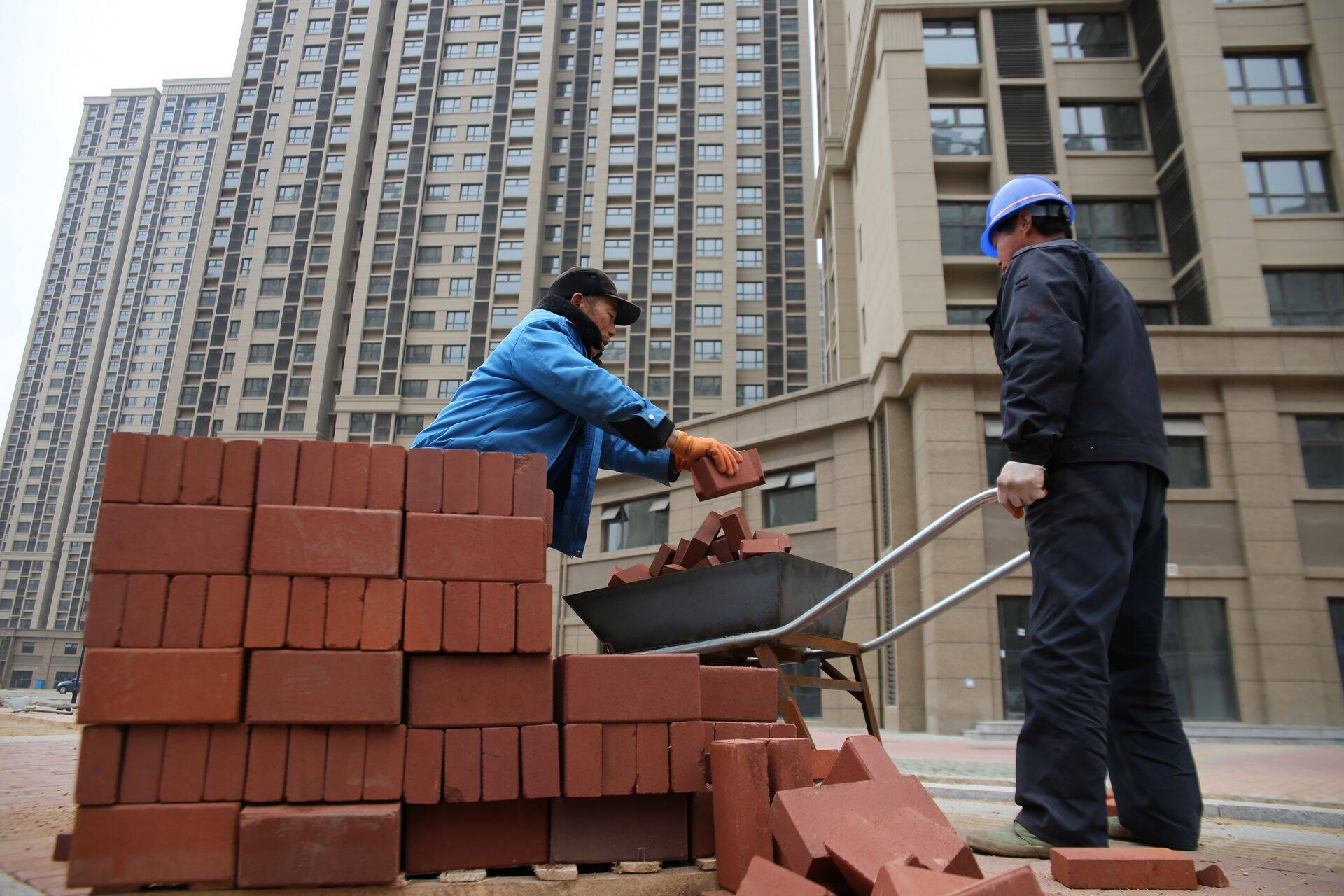 Töölised Qingdao linnas