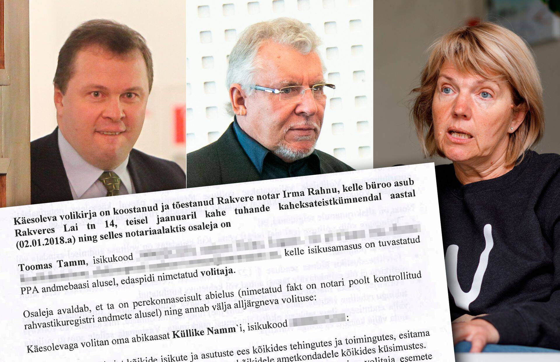 Fotodel vasakult: Kalev Kangur, Toomas Tamm ja Küllike Namm.