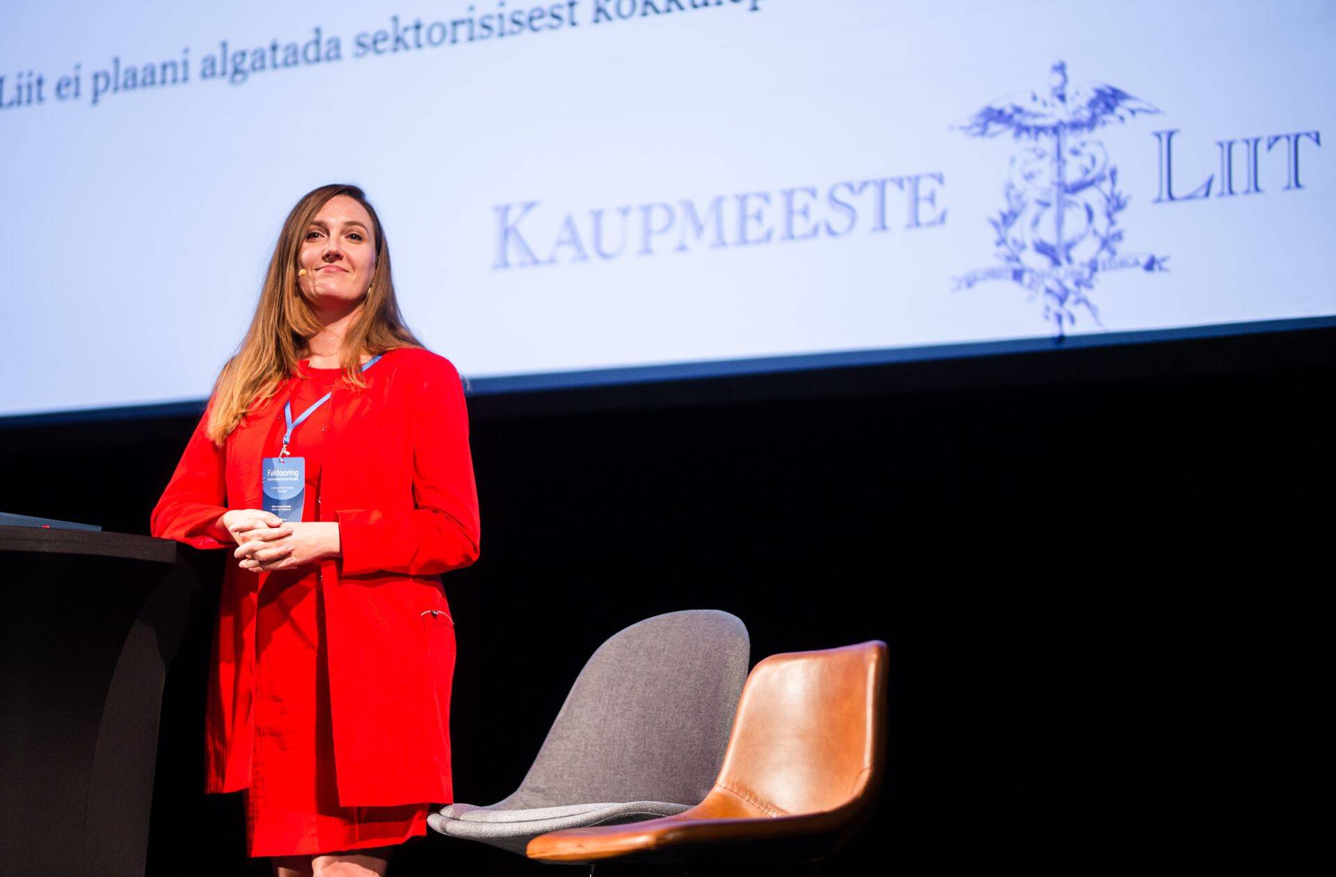 Hommikuprogrammi intervjueeritav kaupmeeste liidu tegevjuht Nele Peil.