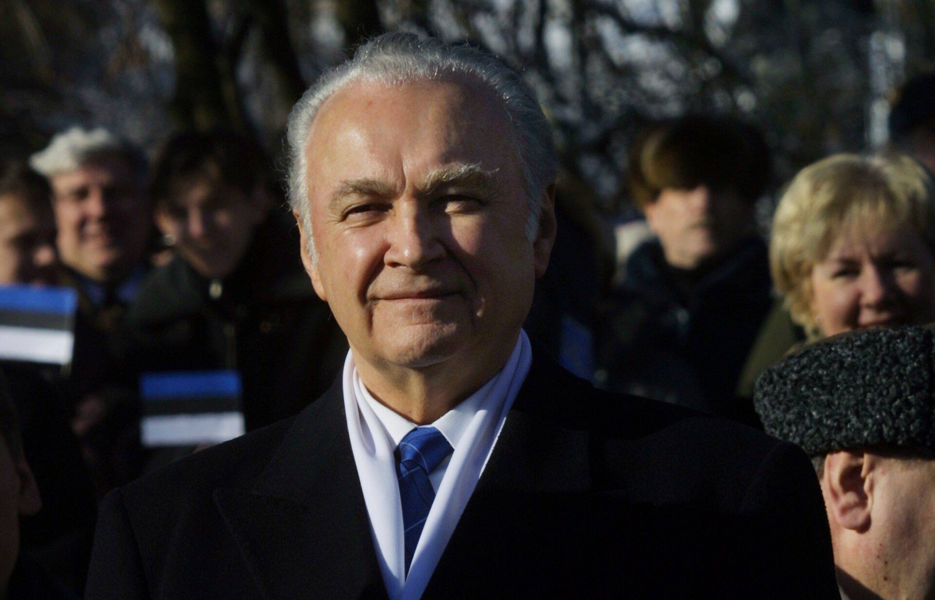 President Arnold Rüütel 2002. aastal.