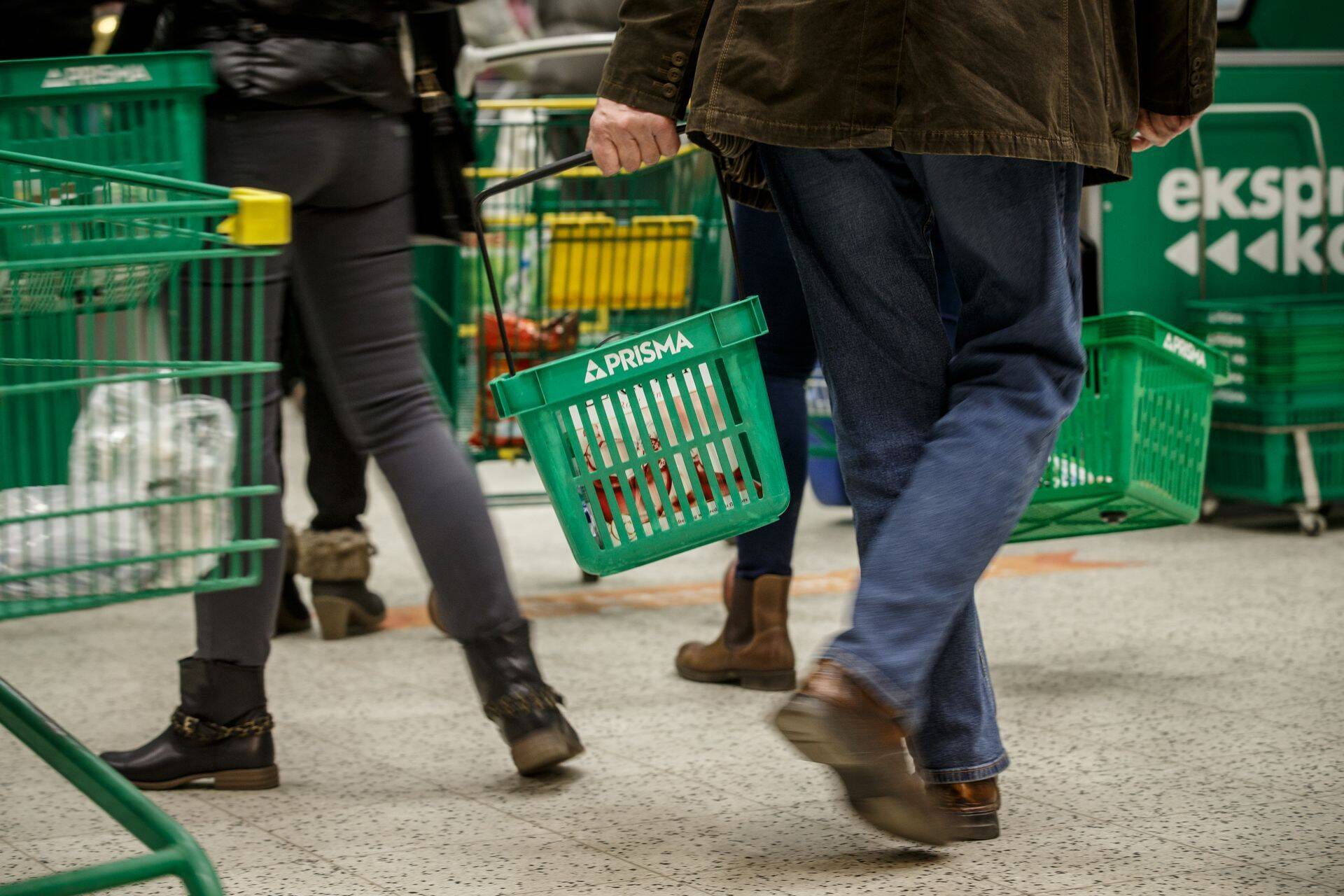 Ostlemine supermarketis
