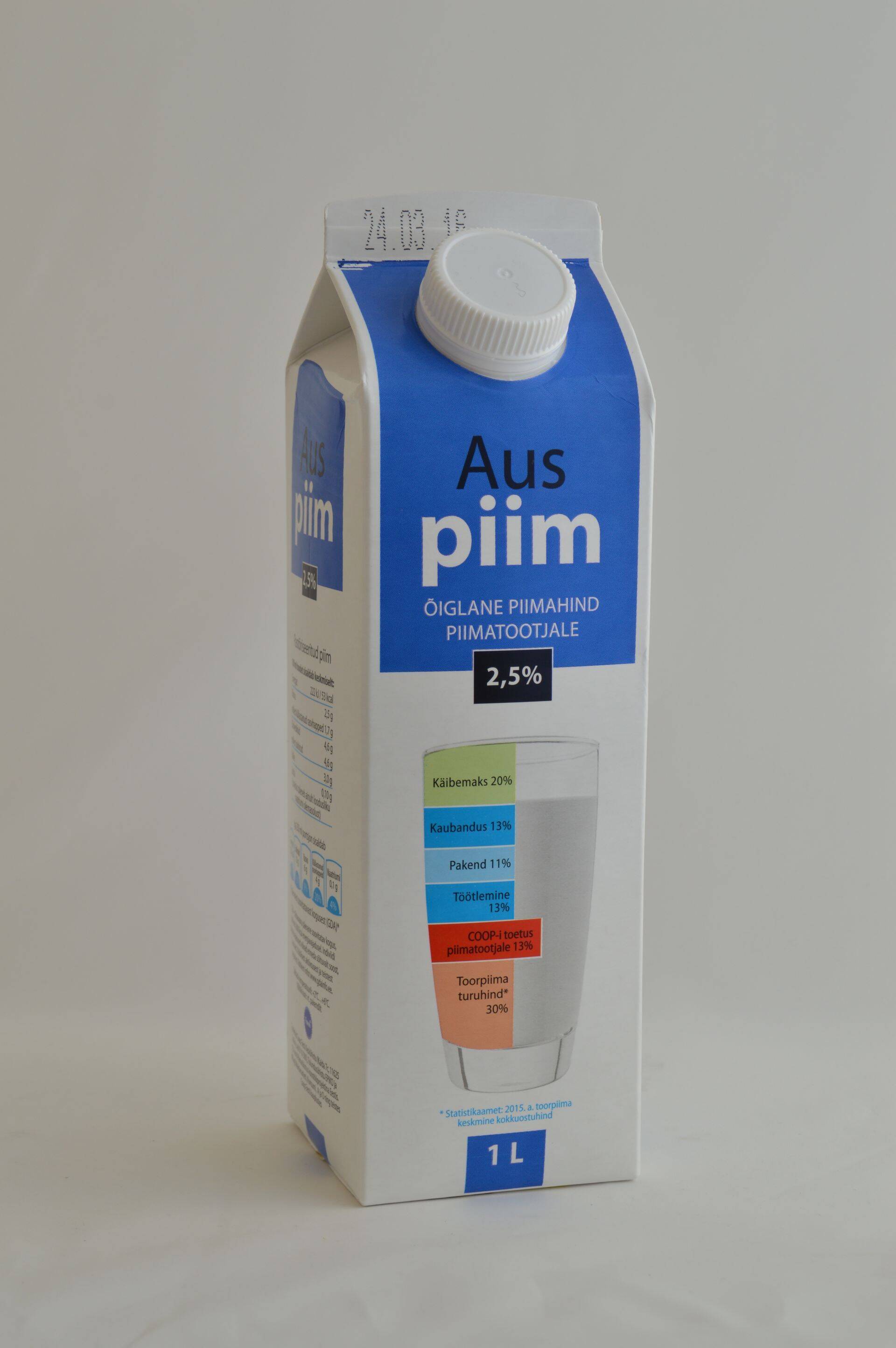 Müügile tuleb Aus Piim, mis tagab farmeritele õiglase hinna