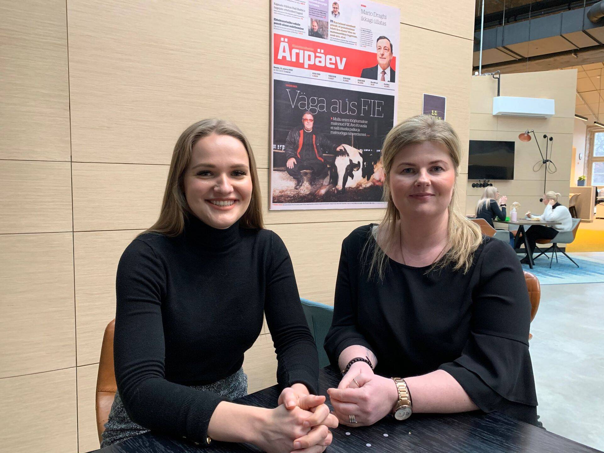 Uus Maa Kinnisvarabüroo personalijuht Aiki Otsalt ja Harjumaa piirkonna maakler Ketlin Jundas