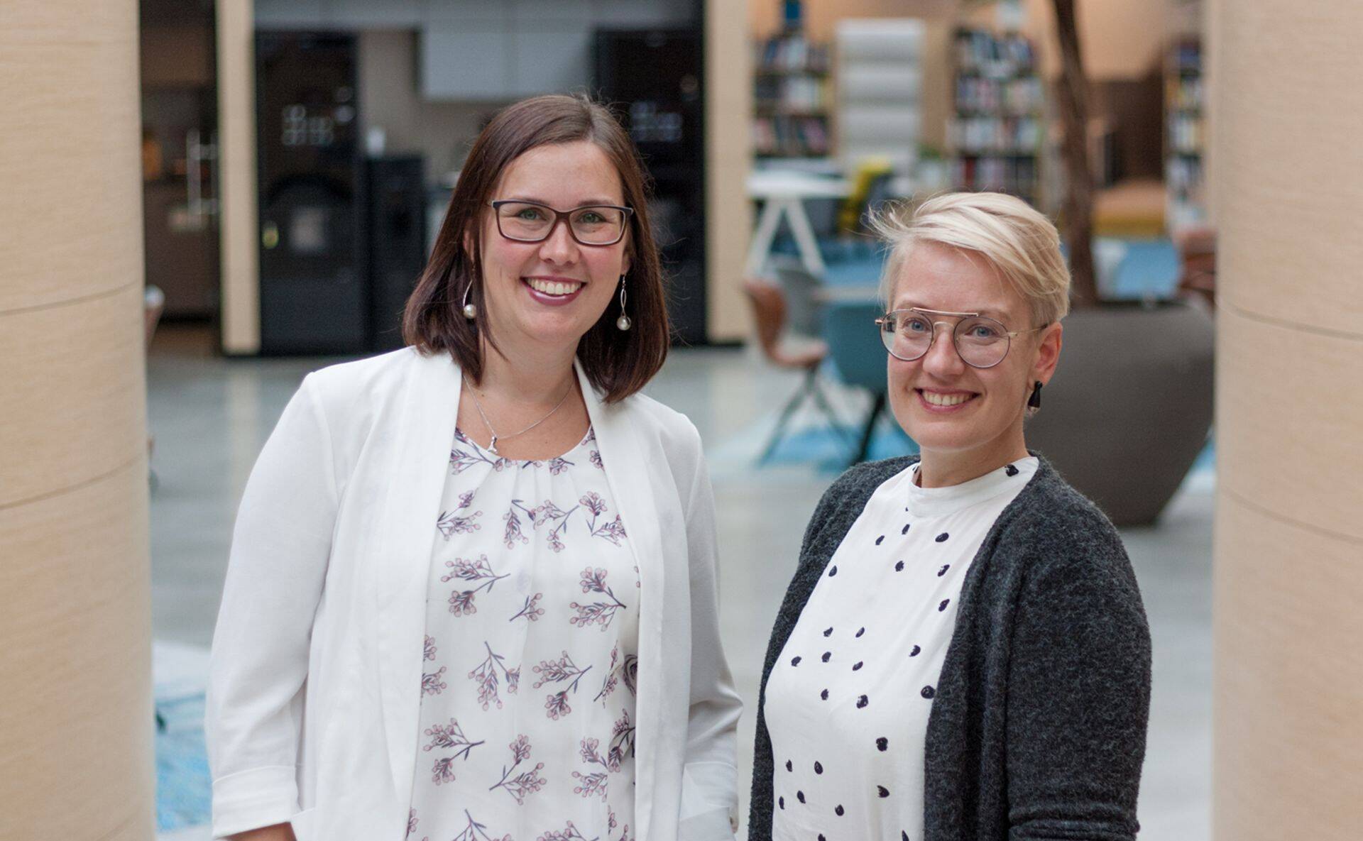 Töötukassa tööandjate teenusejuht Livia Laas ja PARE tegevjuht Kärt Kinnas