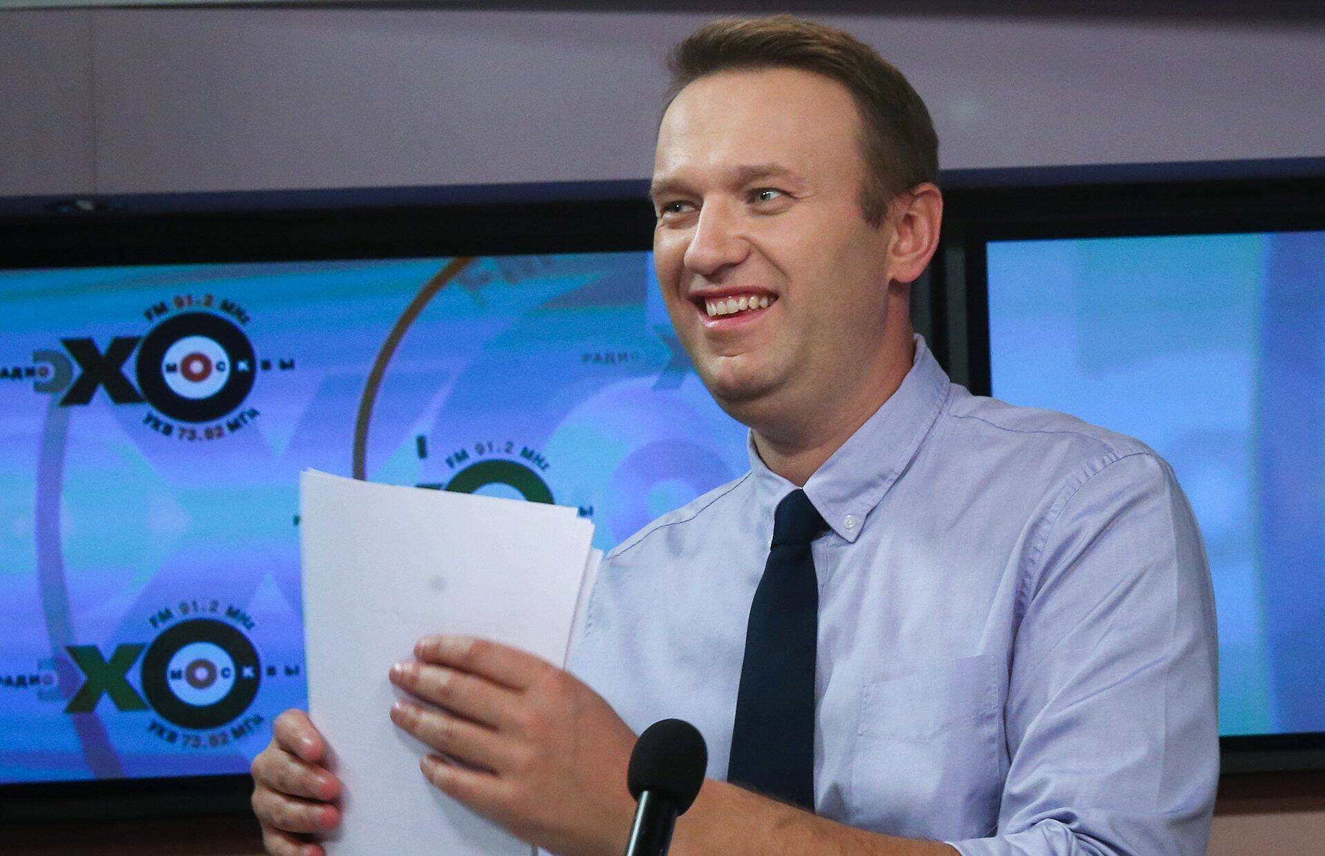 Российский оппозиционный политик Алексей Навальный
