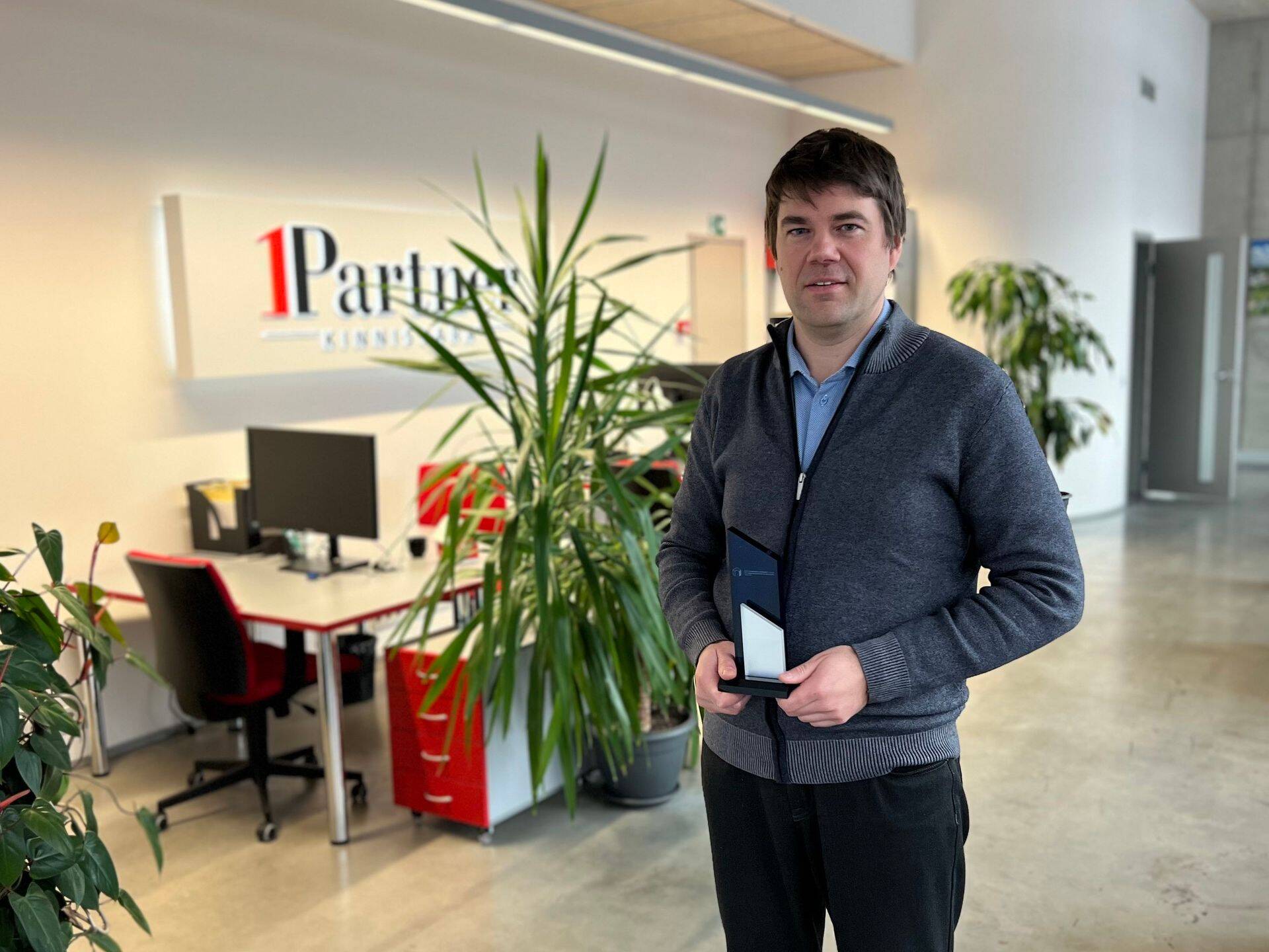 Aasta Kinnisvarahindaja Eduard Elbrecht (Foto: 1Partner Kinnisvara)
