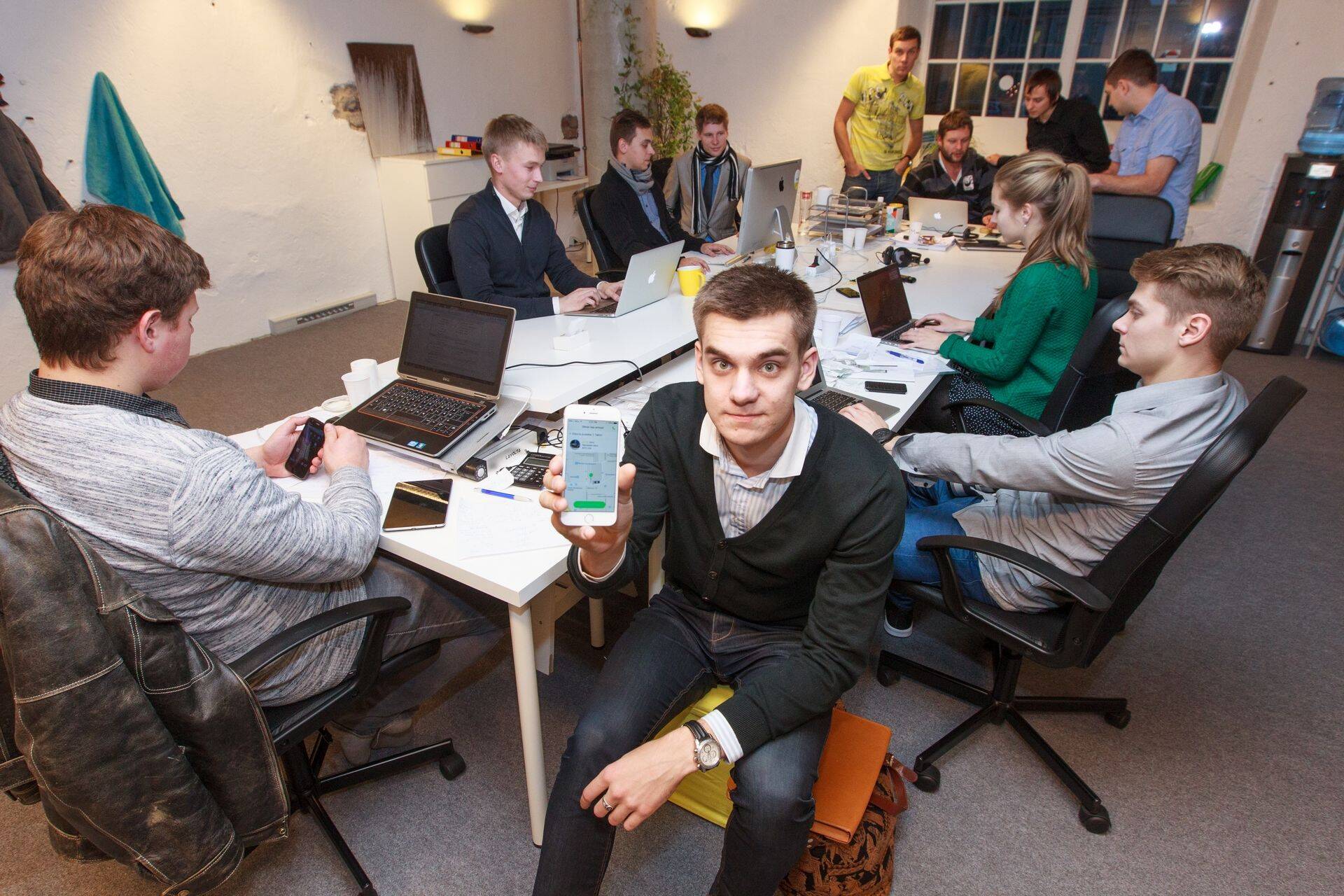 Taxify kontoris aastal 2015.