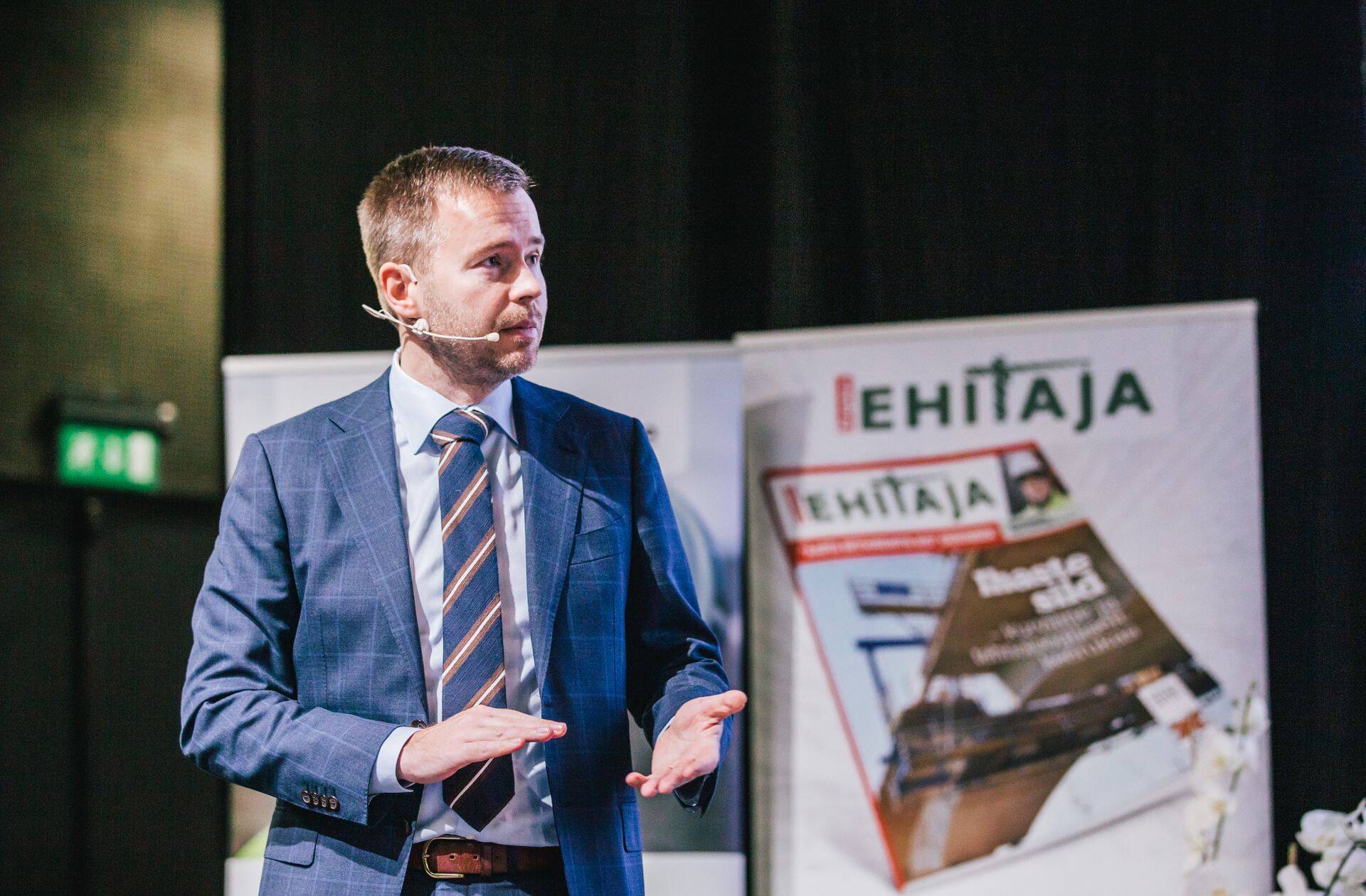 Tammist Eesti Ehituskonverentsil 2018.