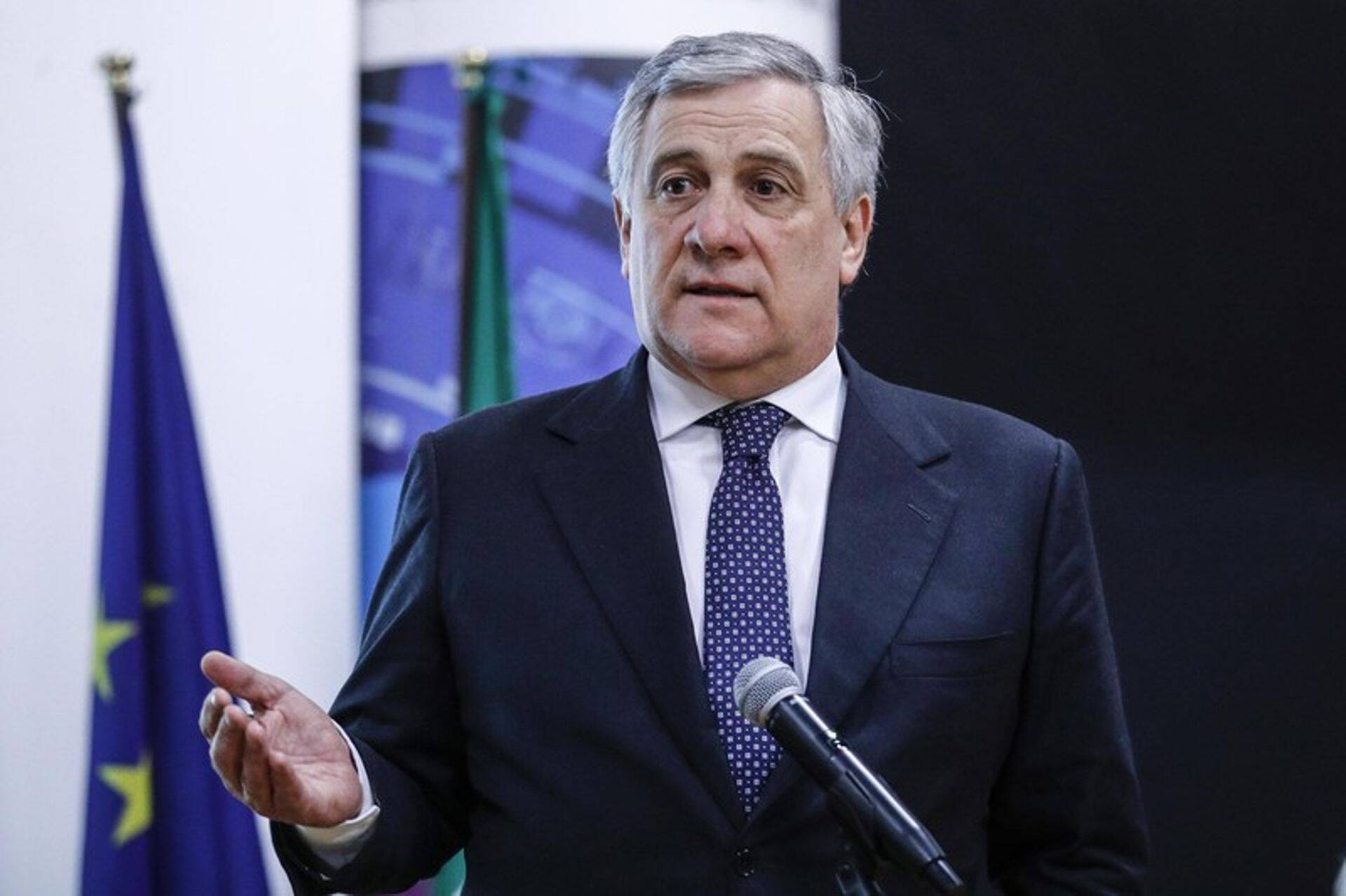 Euroopa Parlamendi president ja Itaalia parempoolsete peaministrikandidaat Antonio Tajani eile Roomas