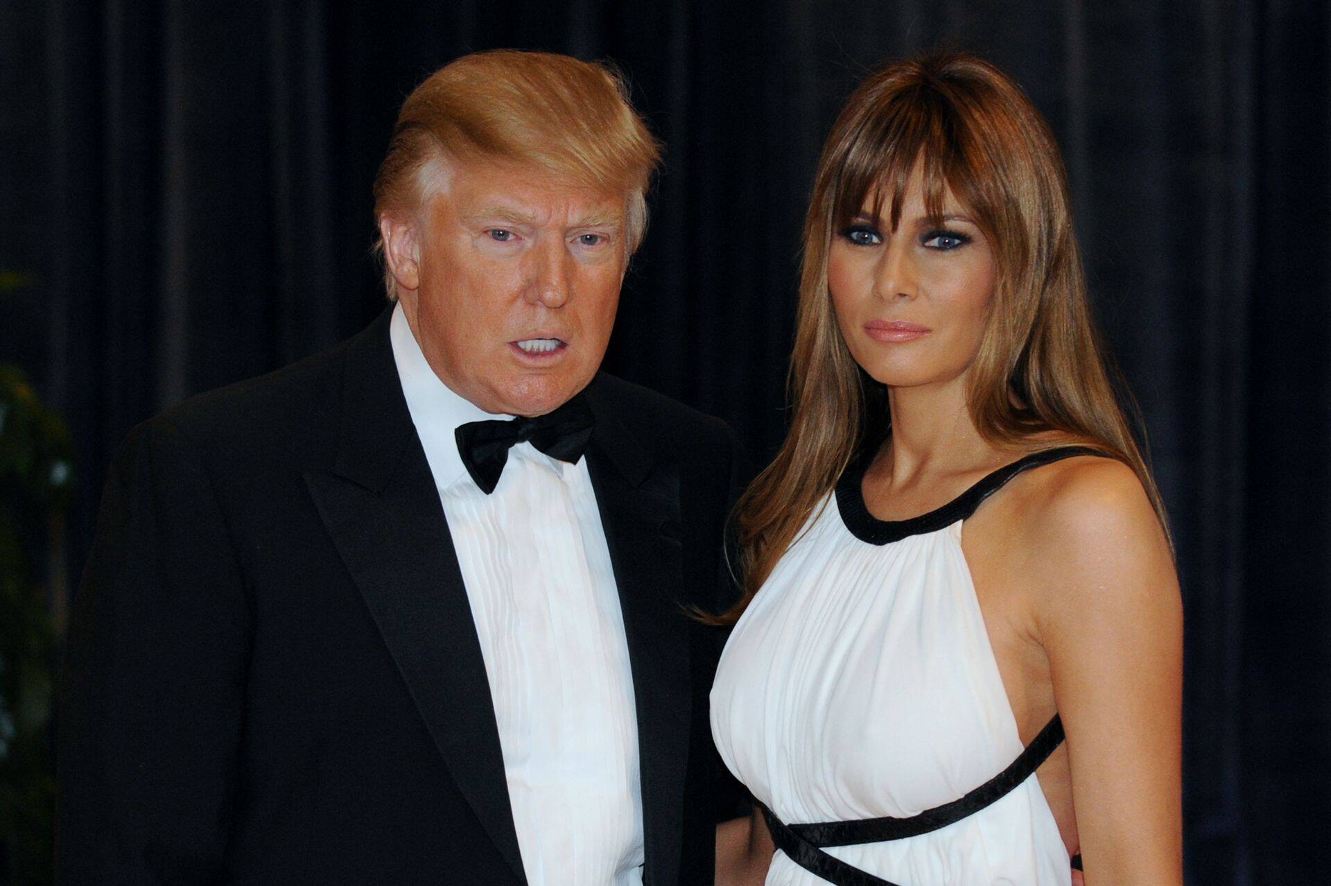 Donald Trump (vasakul) ja tema abikaasa Melania Trump