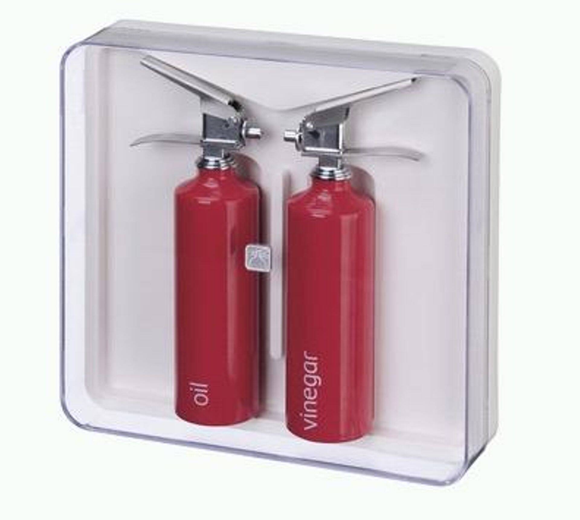 Õli ja veiniäädikas gaasiballoonis.