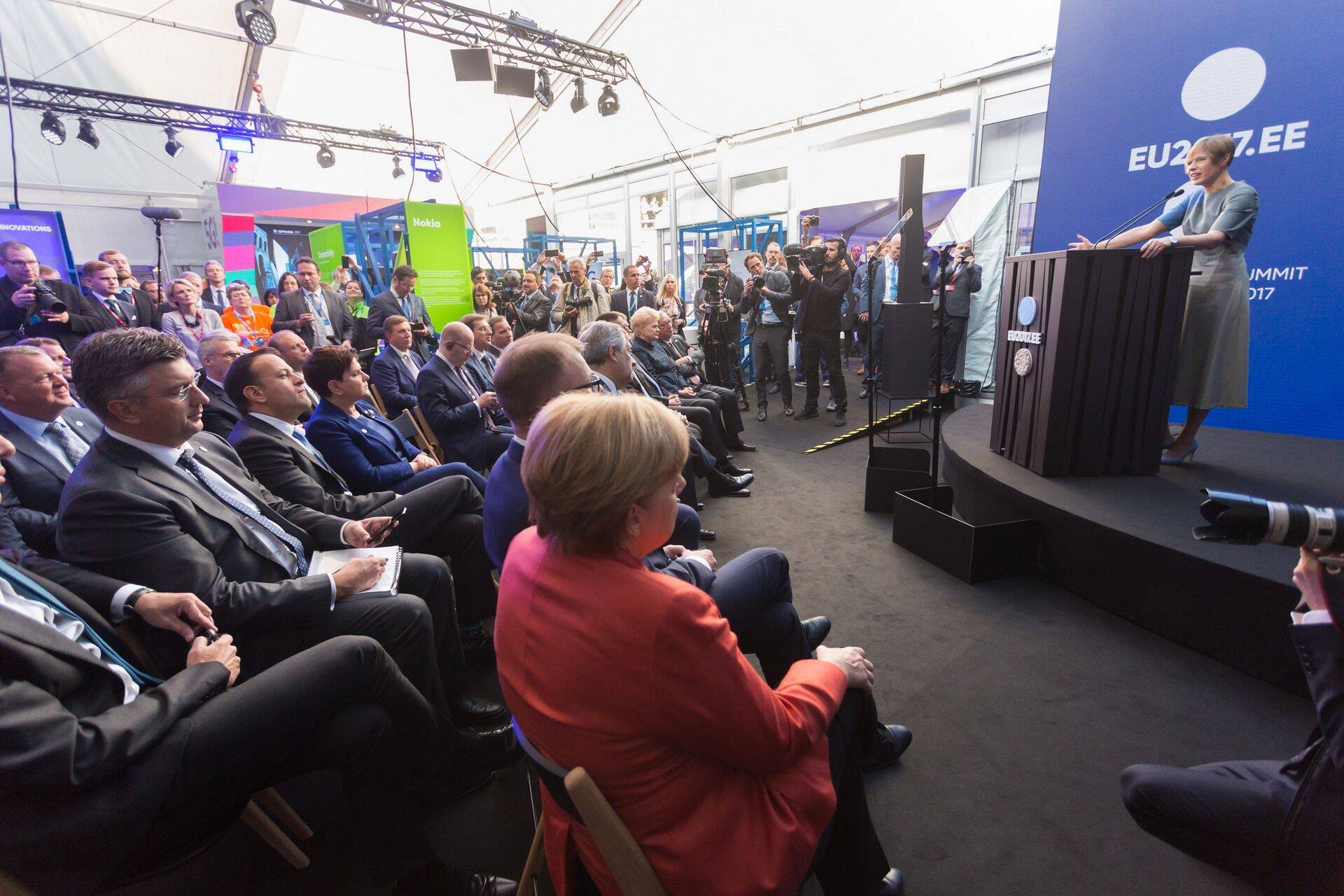 President Kersi Kaljulaid ELI valitsusjuhtide tippkohtumisel