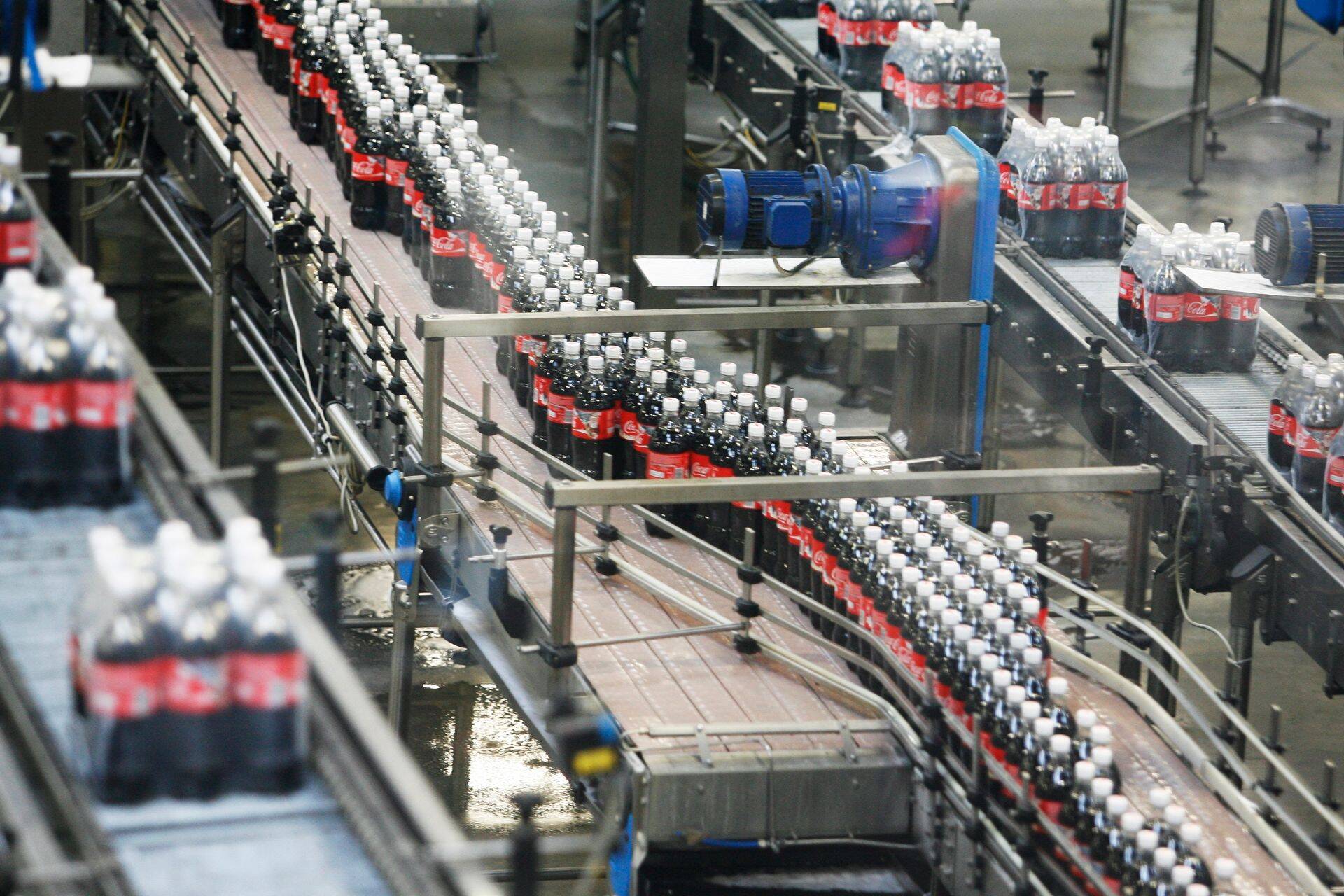 Coca-Cola tootmine.