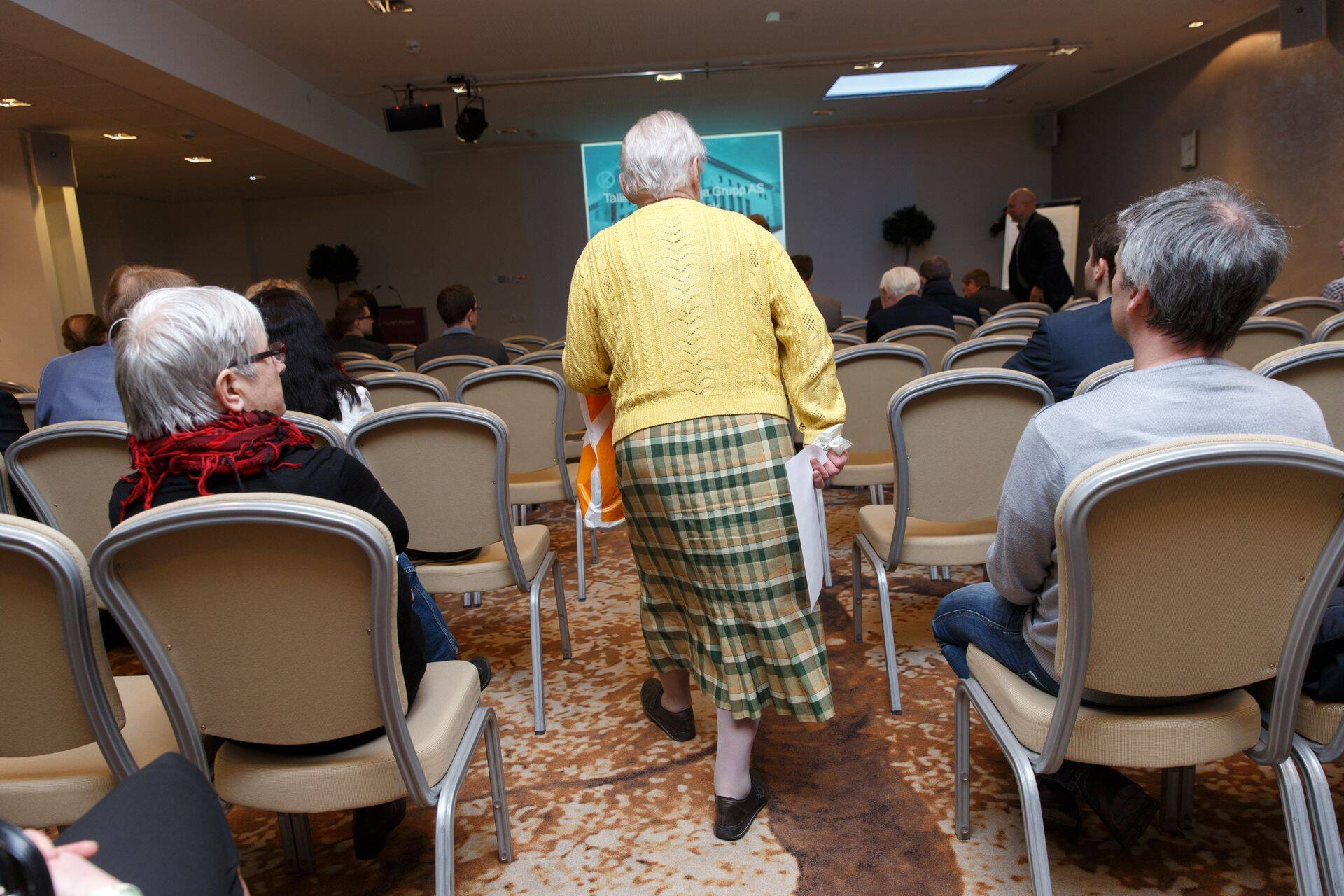 Tallinna Kaubamaja tänasest aktsionäride üldkoosolekust võttis osa ka investor Toomas.