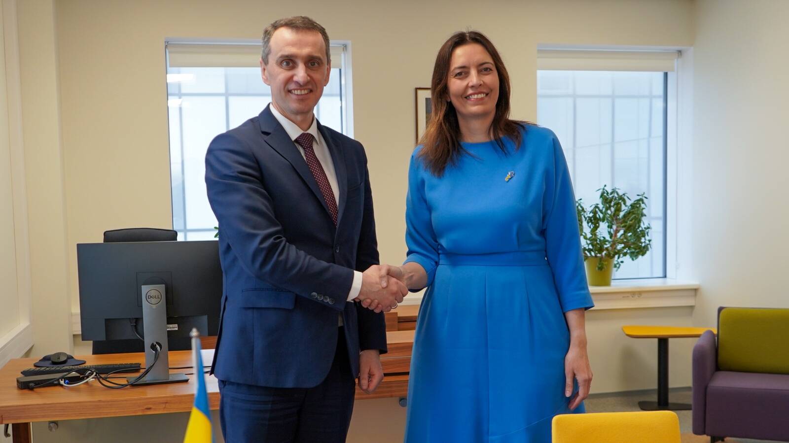 Sotsiaalminister Karmen Joller ja Ukraina terviseminister Viktor Liaško allkirjastasid reedel tervishoiu koostööleppe järgmise etapi.