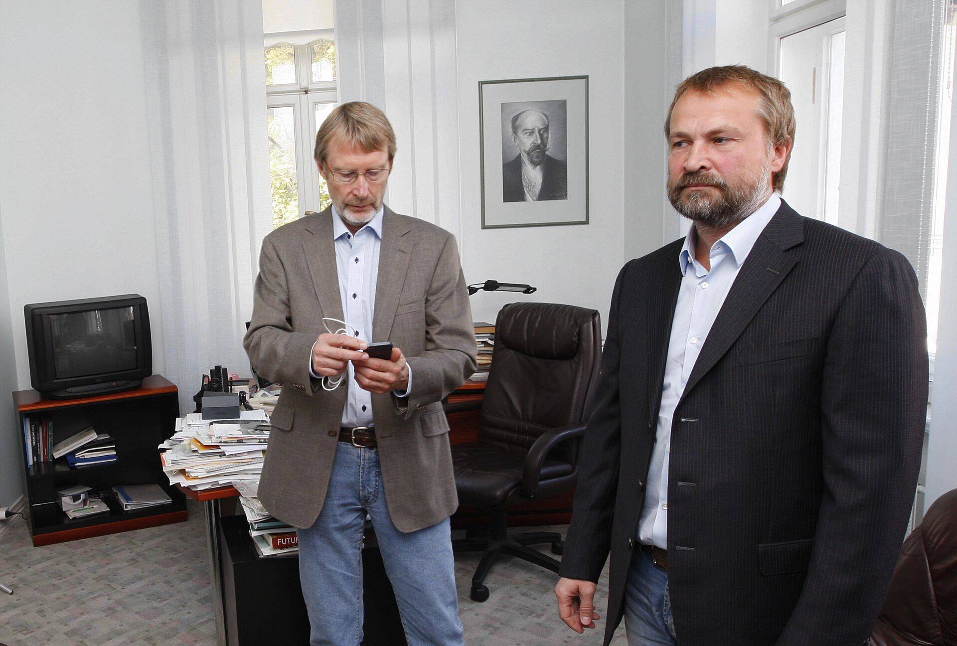 Mart Kadastik (vasakul) ja Margus Linnamäe.