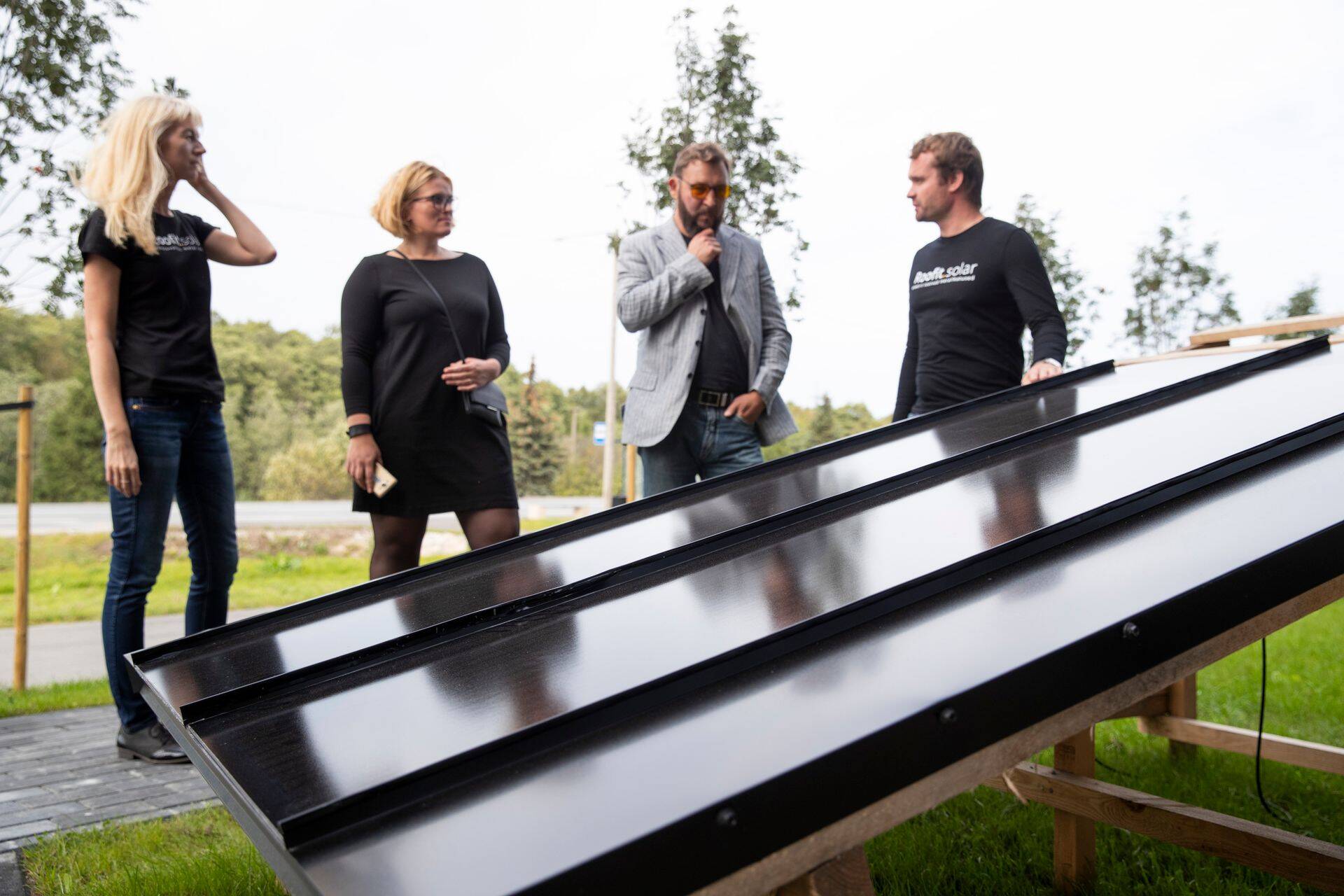 Roofit Solar Energy tehase avamine septembris 2019 Tallinnas Harkujärve lähistel.
