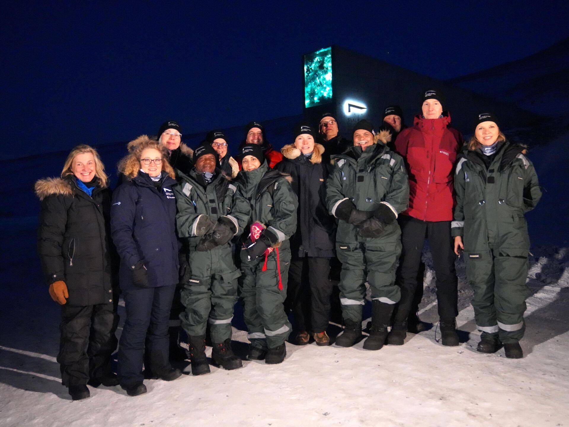 Teravmägede ülemaailmse seemnepanga külastus.