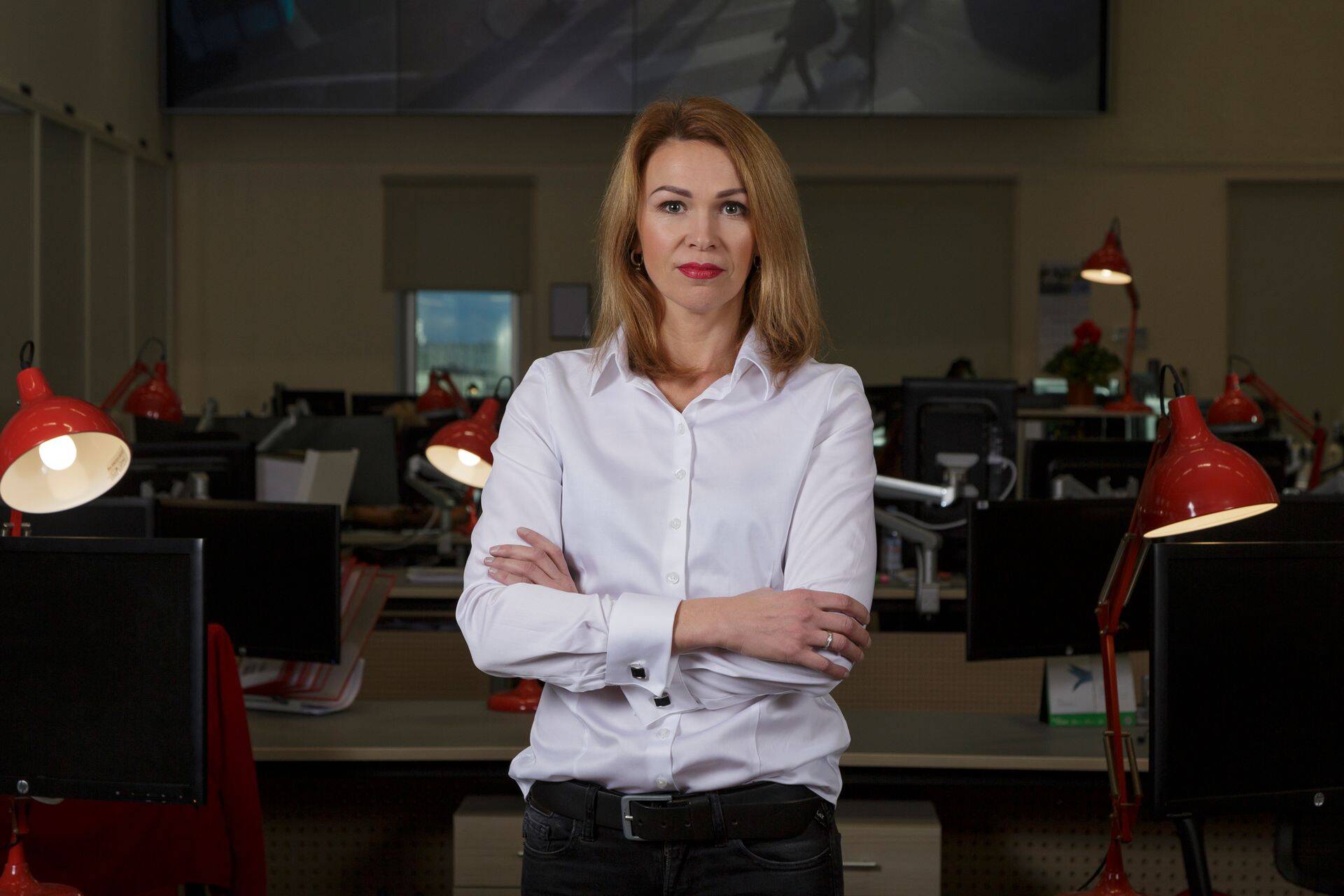 Häirekeskuse personaliosakonna juhataja Elina Meidla. Häirekeskuse pälvis tänavu esikoha.