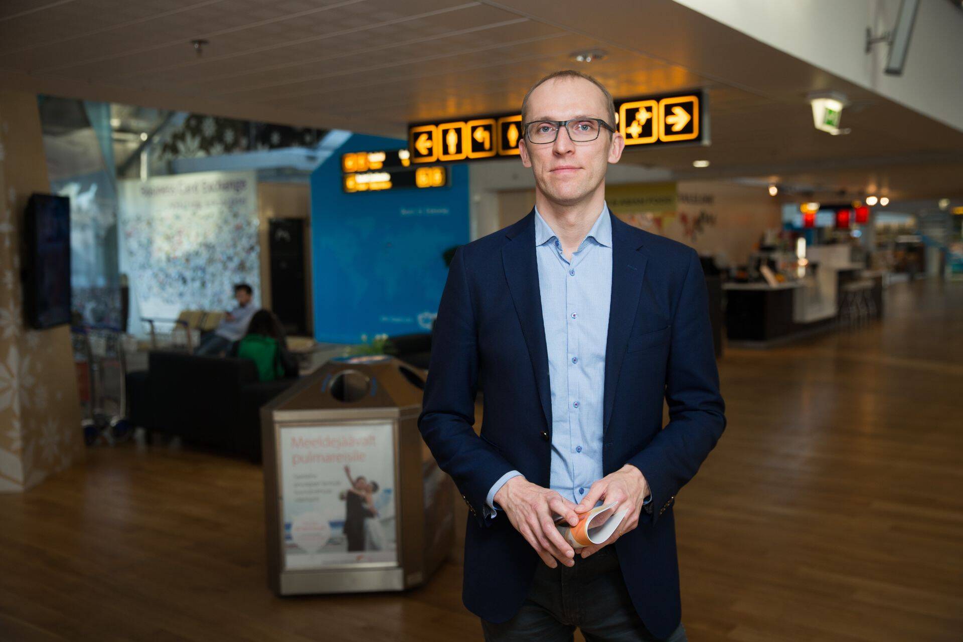 Tallinna lennujaama kommertsjuht Eero Pärgmäe.