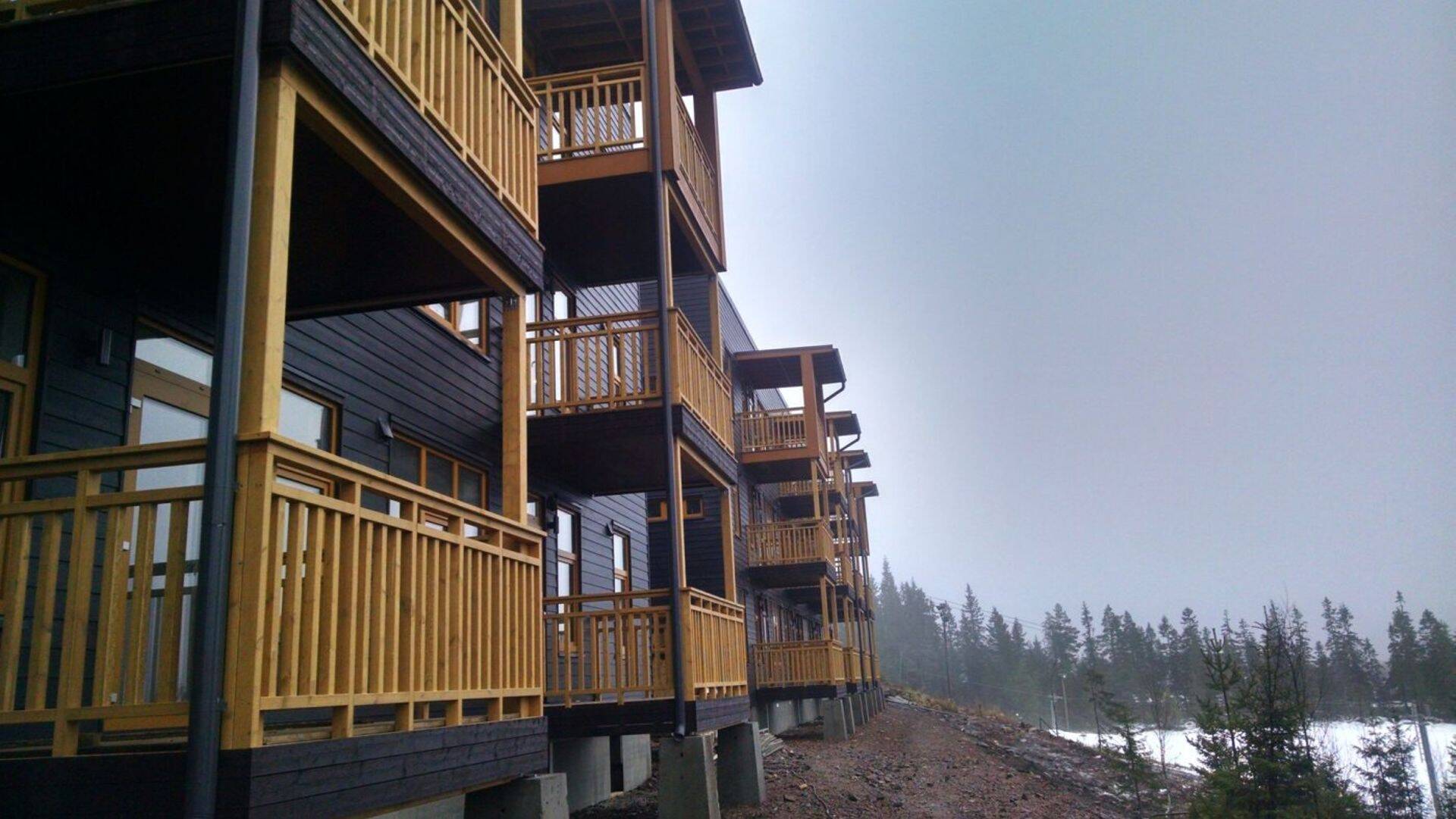 Modulehouse'i rajatud suusahotell Rootsis.