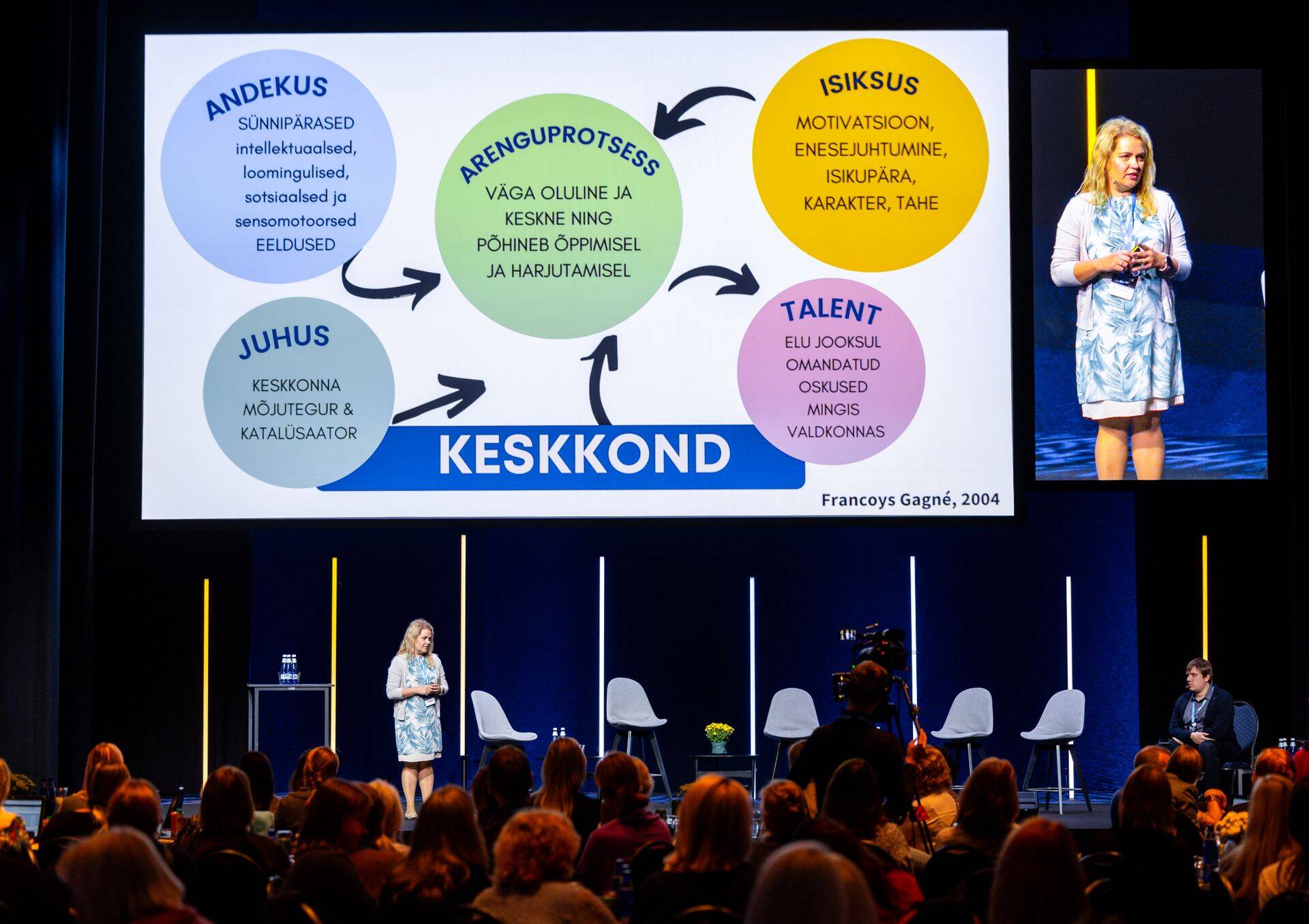 Andragoog ja koolitaja Kelly Saatmann esinemas Pärnu raamatupidamiskonverentsil 2023