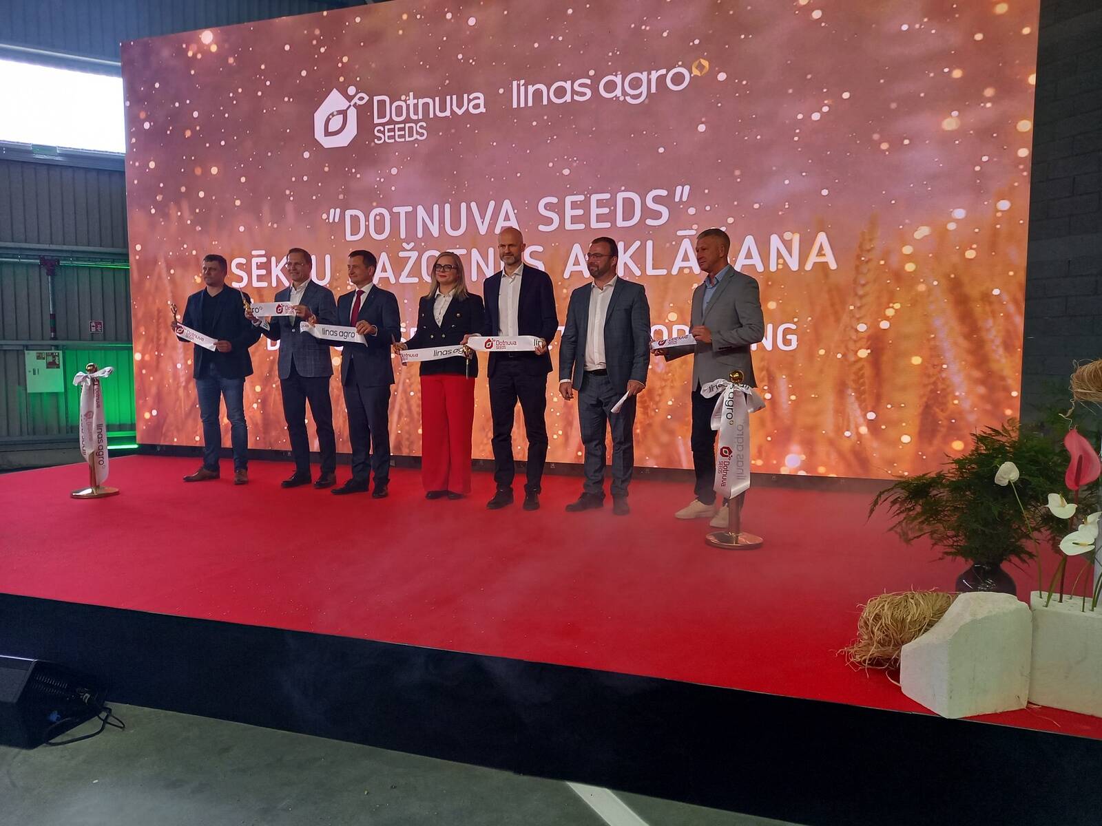 Uue seemnekeskuse pidulik avamine.