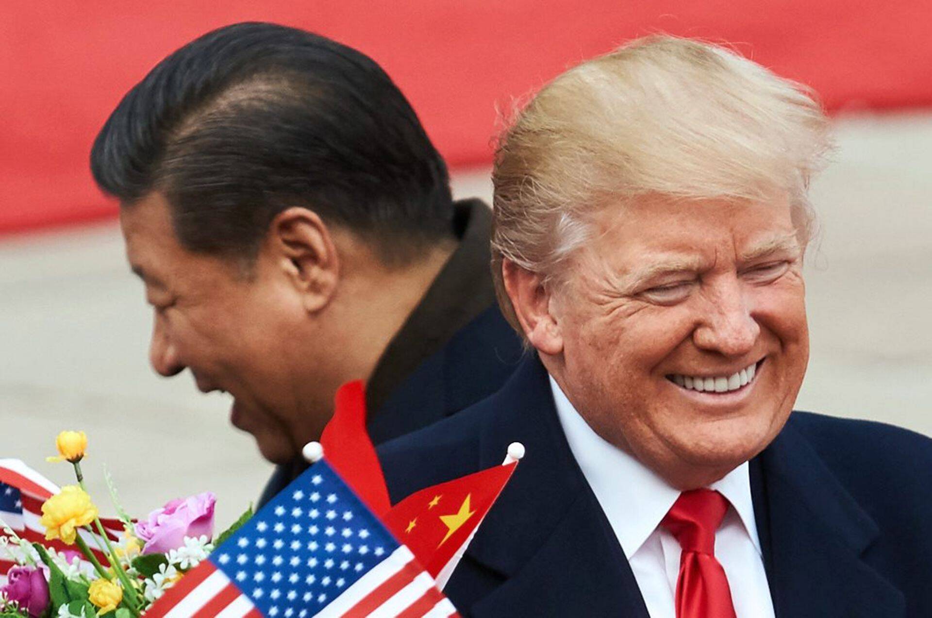 Hiina president Xi Jinping (vasakul) ja USA president Donald Trump.