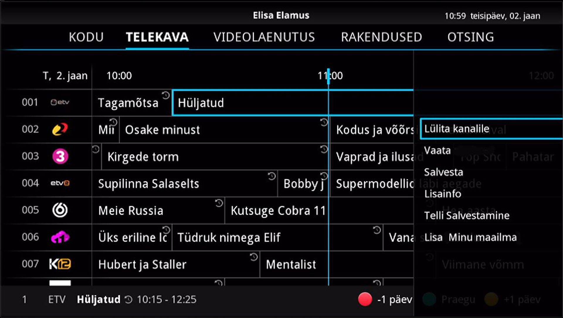 Kahe aastaga on Elisa TV-klientide arv kasvanud 30 000 võrra.
