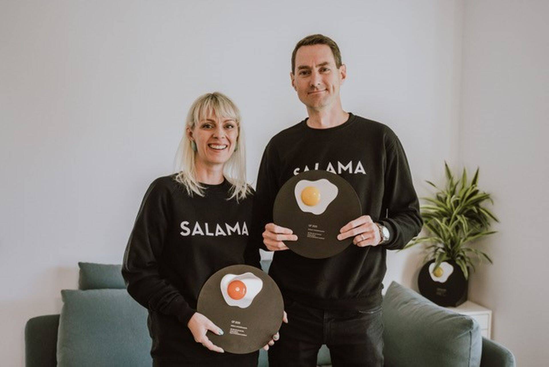 Salama tegevjuht Anu Aleksandra Ots ja loovjuht Madis Ots