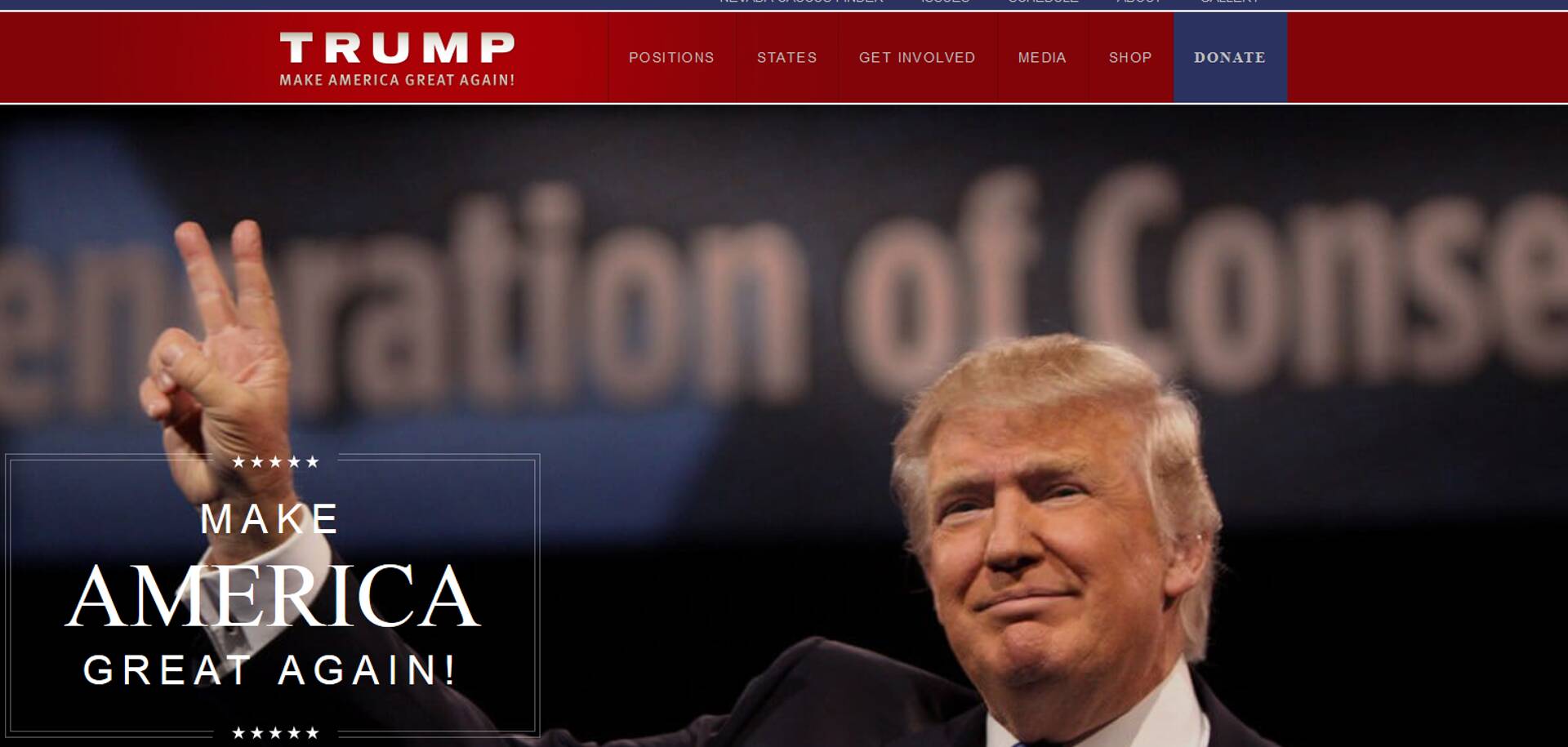 Jeb Bushi kodulehele mineja satub hoopis tema vastaskandidaadi Donald Trumpi saidile.