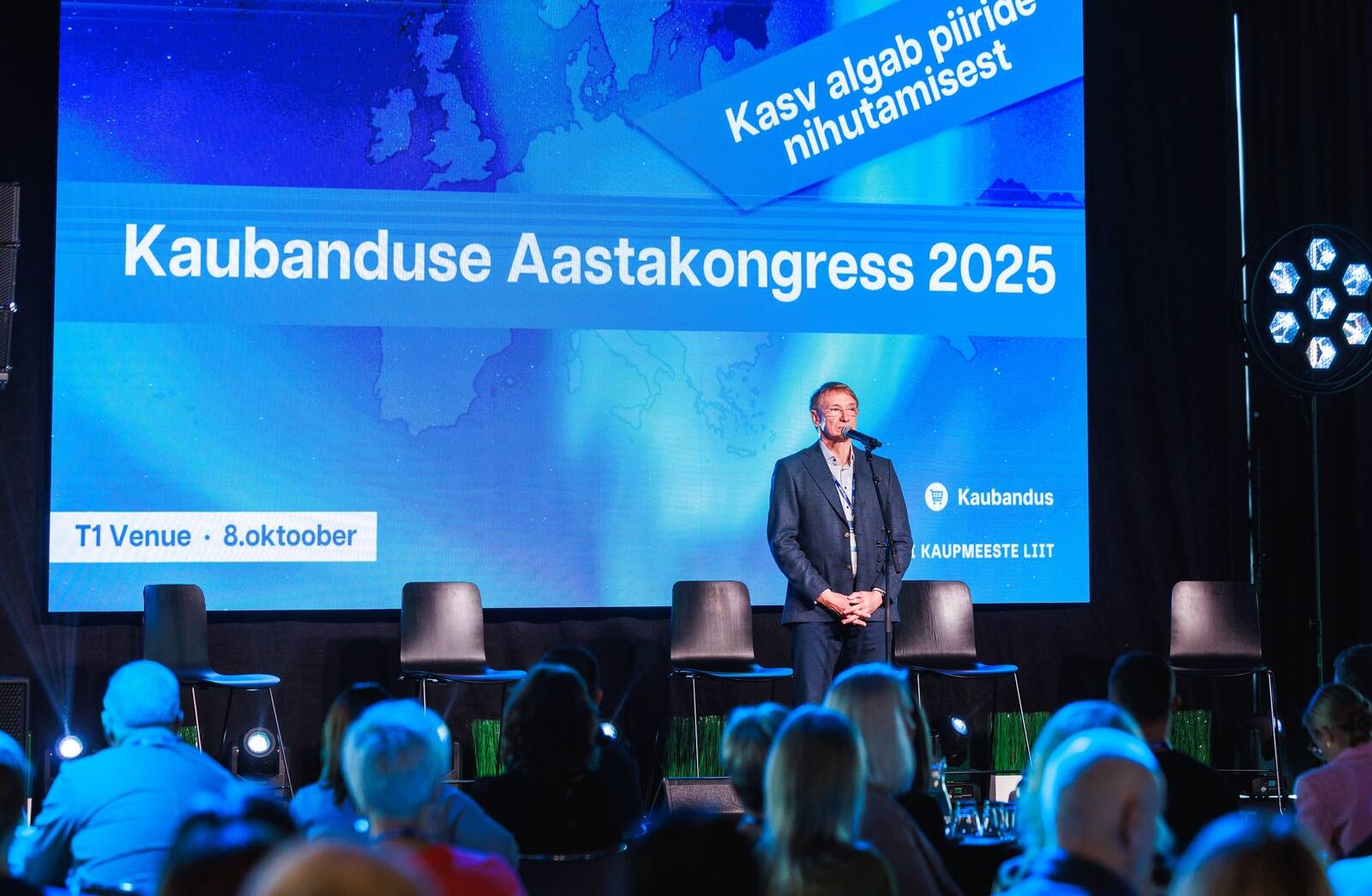 Kaubanduse Aastakongressi 2025 avasõnad tegi Kaupmeeste Liidu juhatuse esimees Raul Puusepp