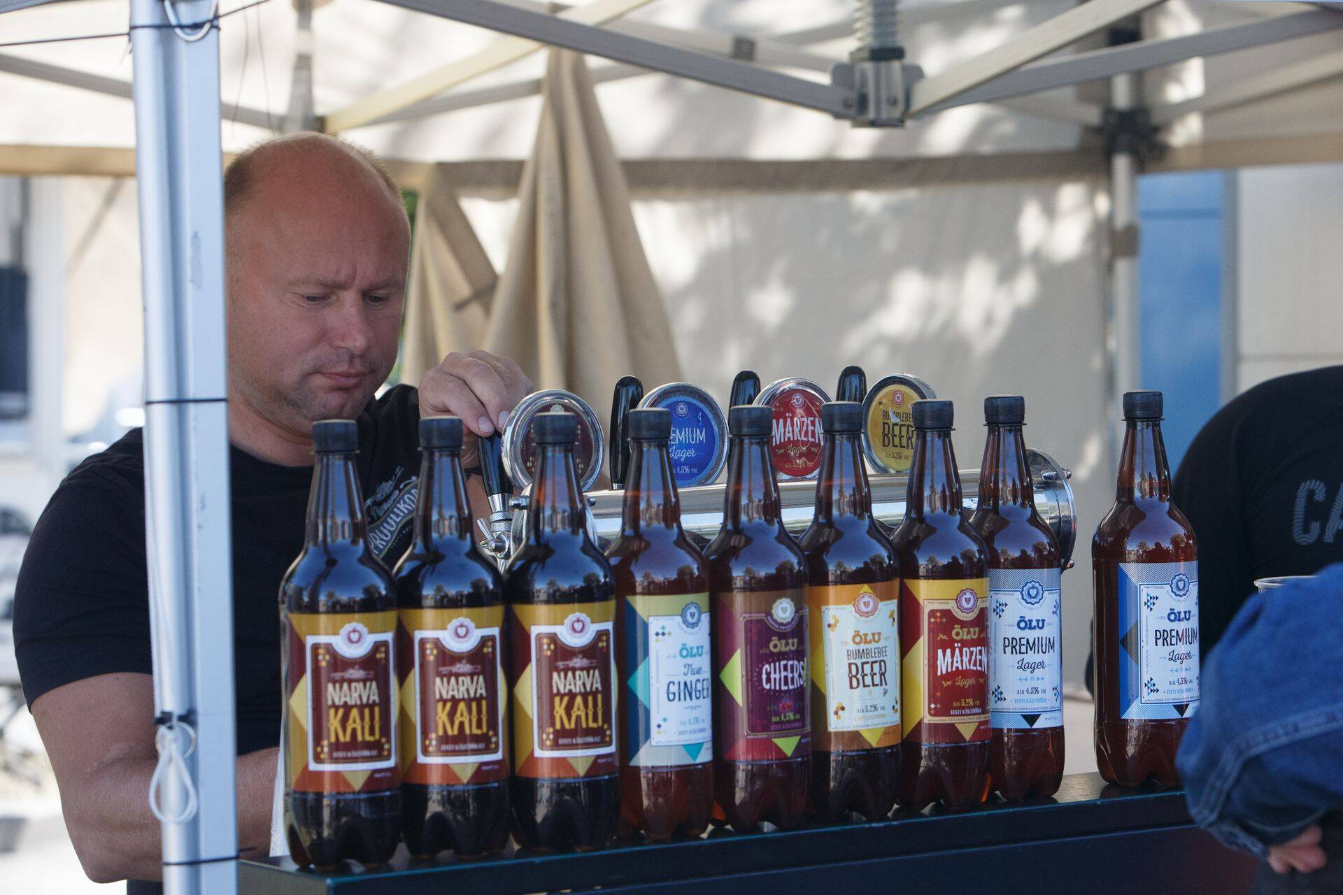 Продукция Narva Pruulikoda на ярмарке в Маарду