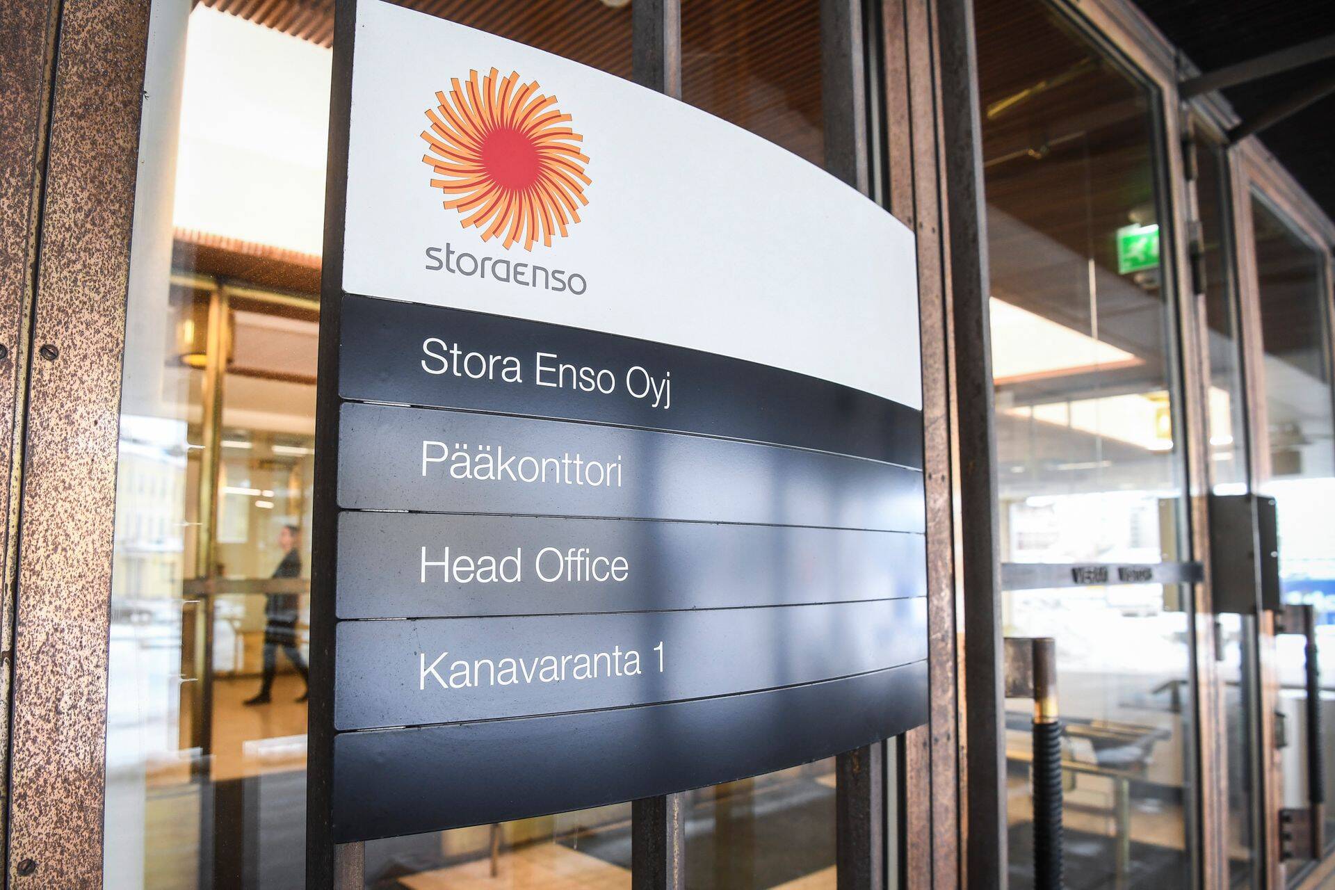 Puidukontserni Stora Enso peakorter Helsingis.