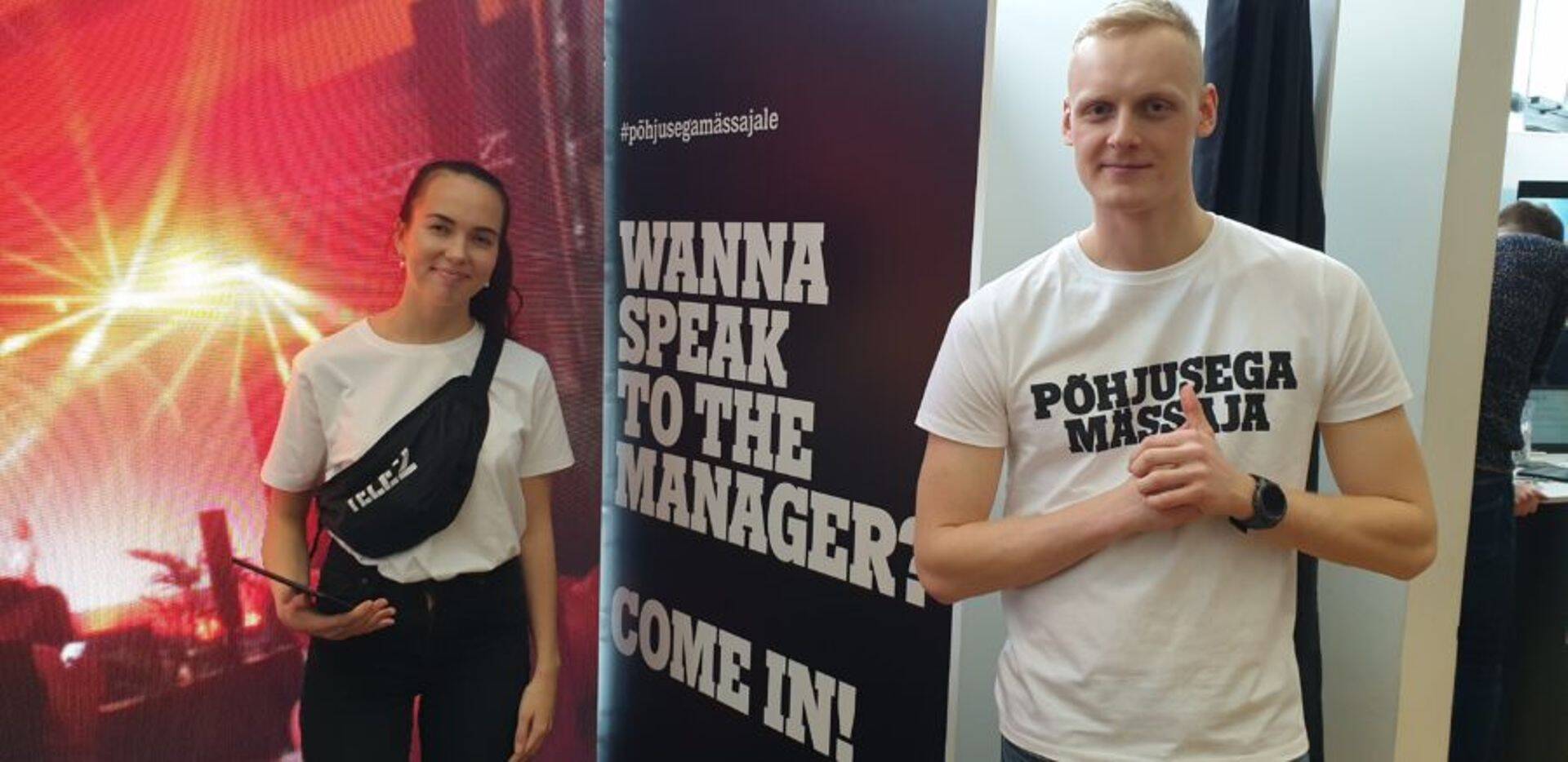 Tele2 boksis sai tippjuhile küsimuse esitada.