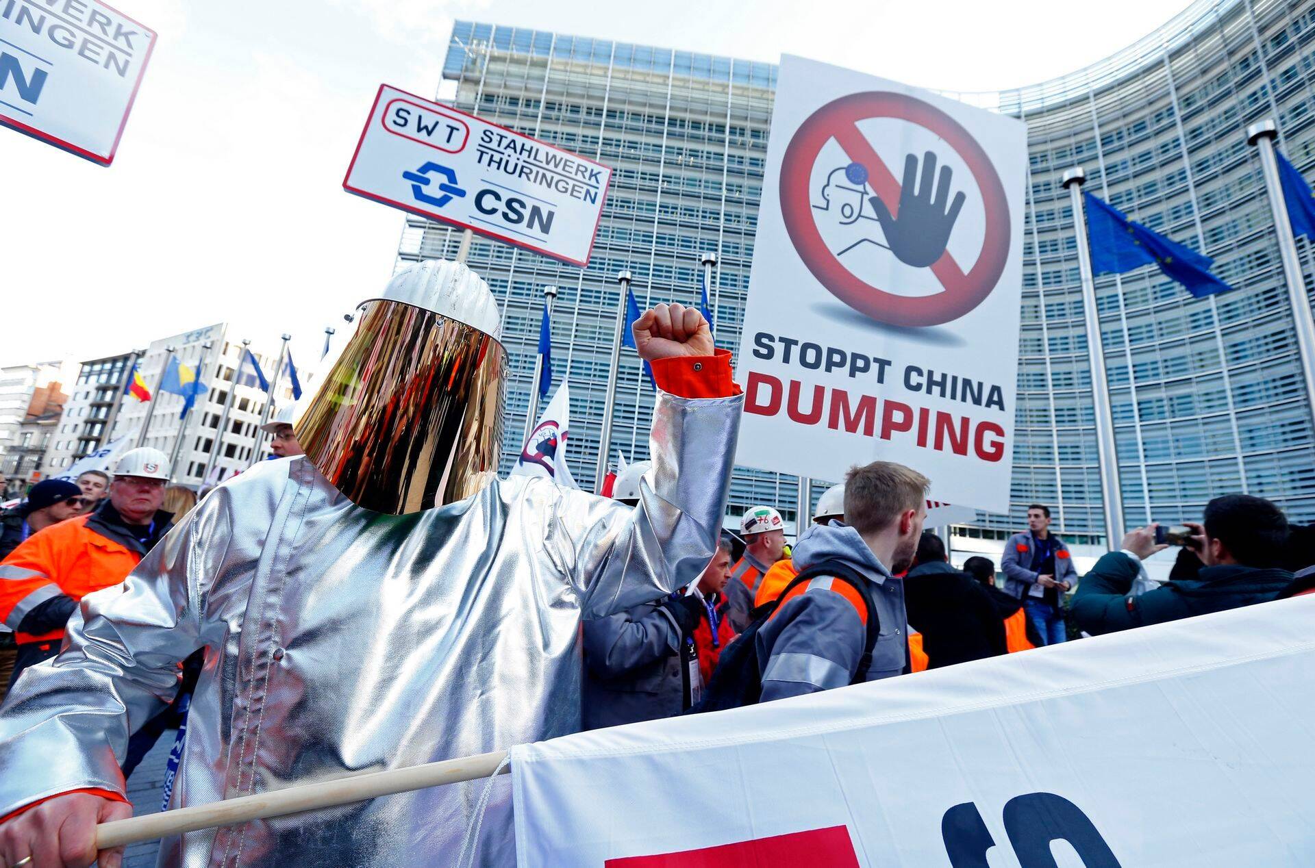 Euroopa tööstuse meeleavaldus dumpingu vastu
