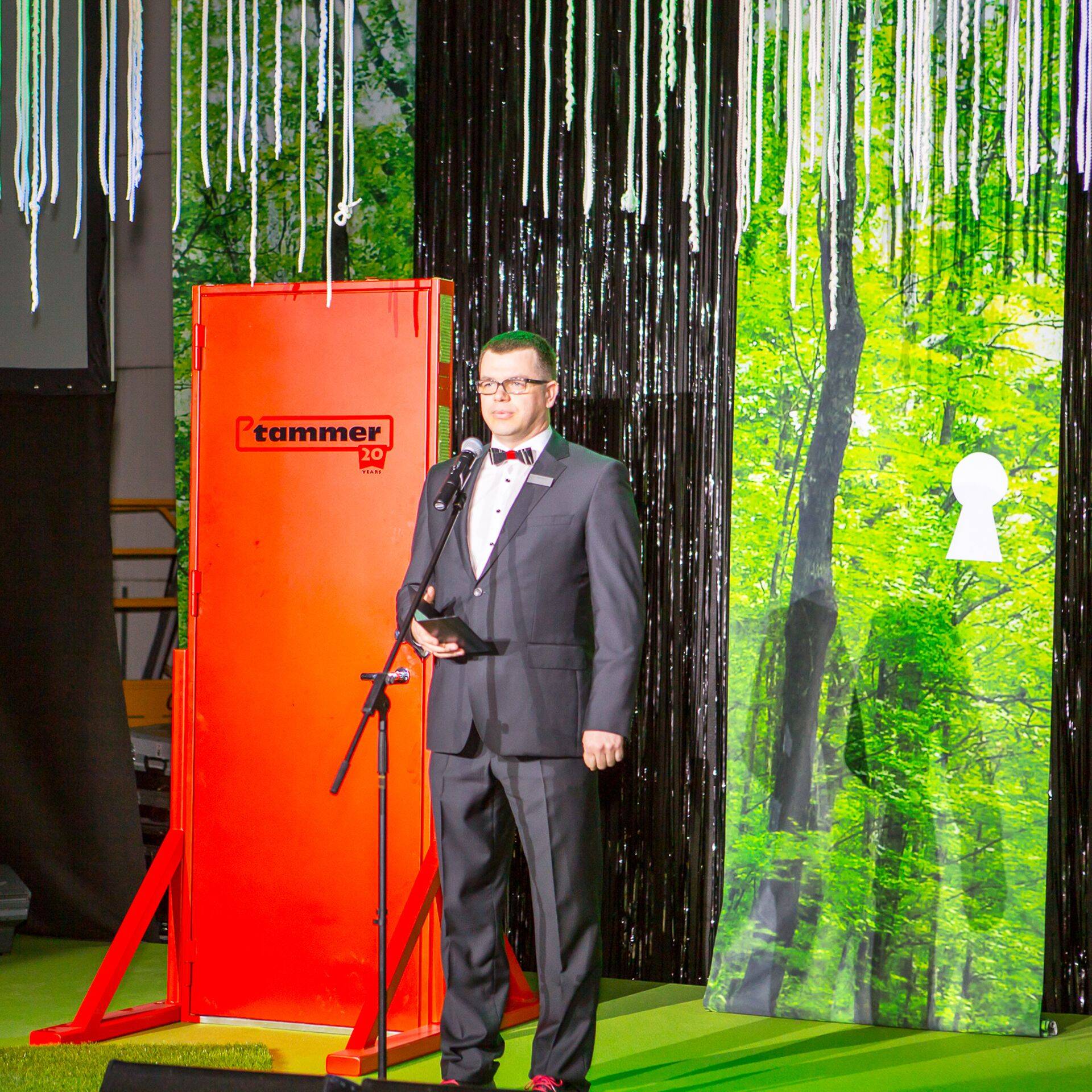 T-Tammeri tegevdirektor Anti Tammo täna tehase avamisel.